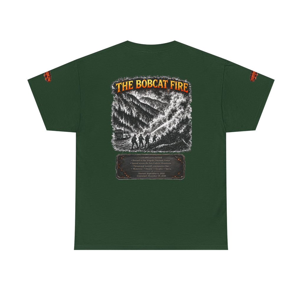 I Survived 2020 — Director's Cut S2:E2 "The Bobcat Fire" | Wildfire Edition Memorial Unisex Heavy Cotton Tee (SPECIAL EDITION)