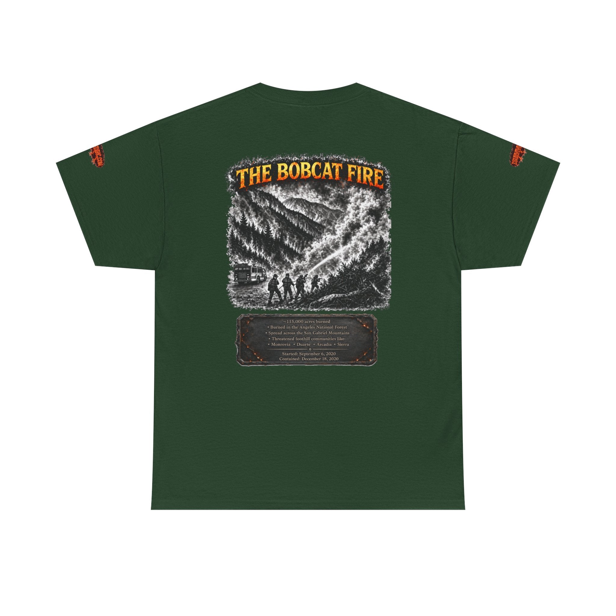 I Survived 2020 — Director's Cut S2:E2 "The Bobcat Fire" | Wildfire Edition Memorial Unisex Heavy Cotton Tee (SPECIAL EDITION)