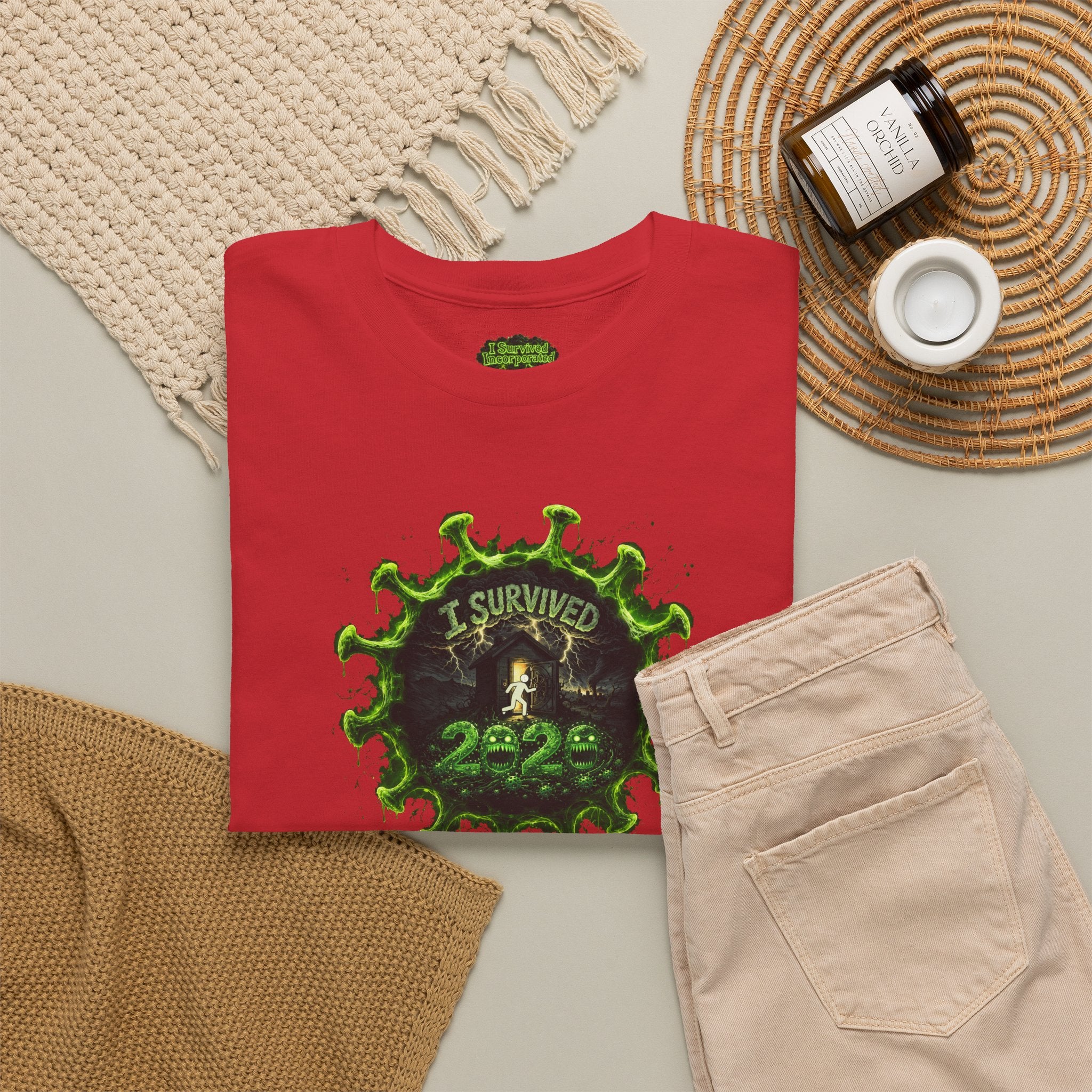 I Survived 2020 — PANDEMIC S1:E4: Director's Cut "Mask Madness" Unisex Heavy Cotton Tee