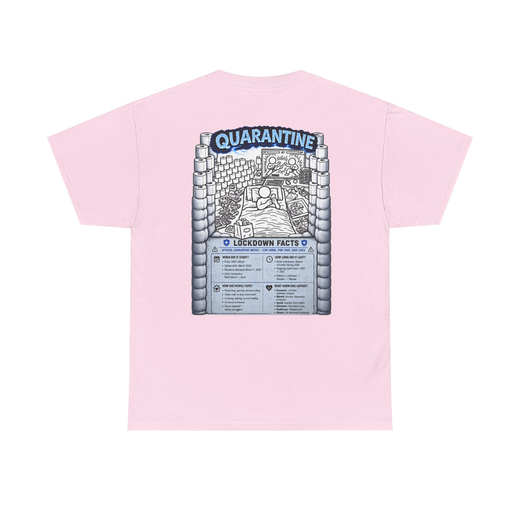 I Survived 2020 — LOCKDOWN S3:E1: "Quarantine" Unisex Heavy Cotton Tee