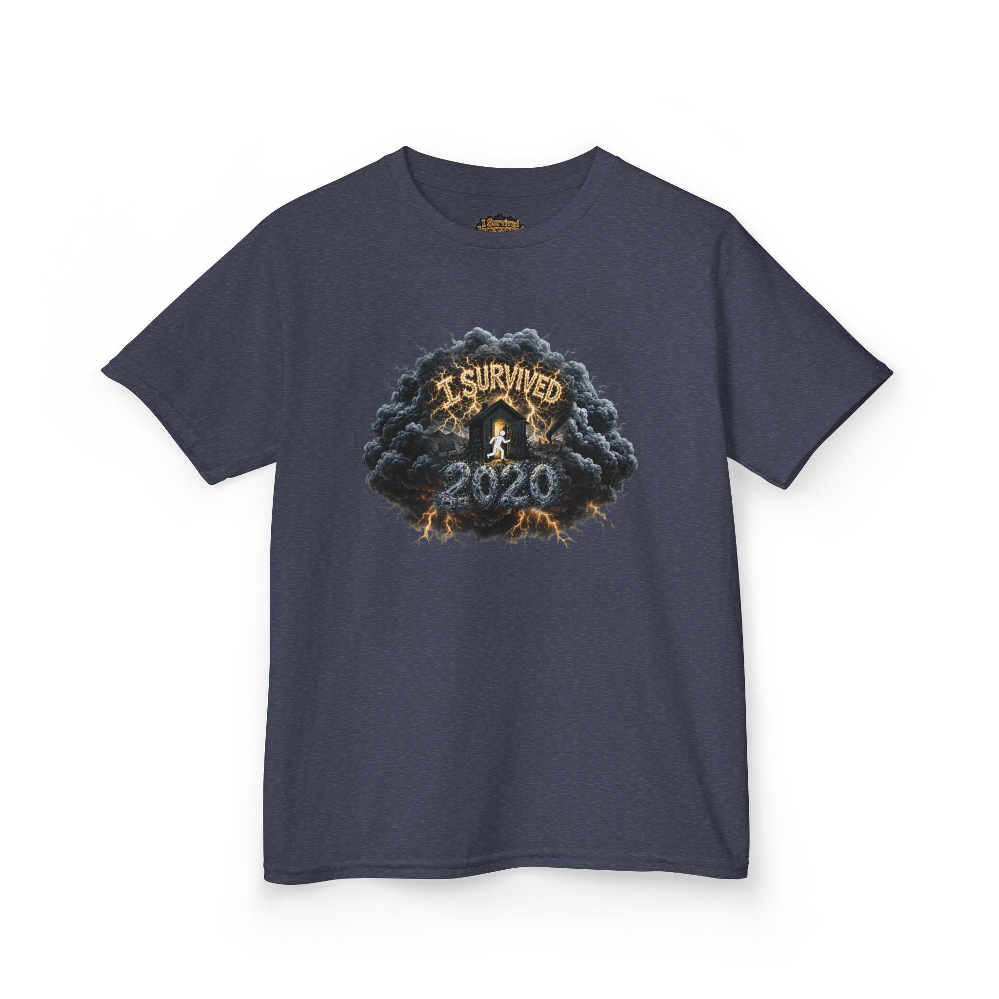 I Survived 2020 — Director's Cut Original Design Teaser Tee | Season 1 Premiere Drop Kids Heavy Cotton™ Tee