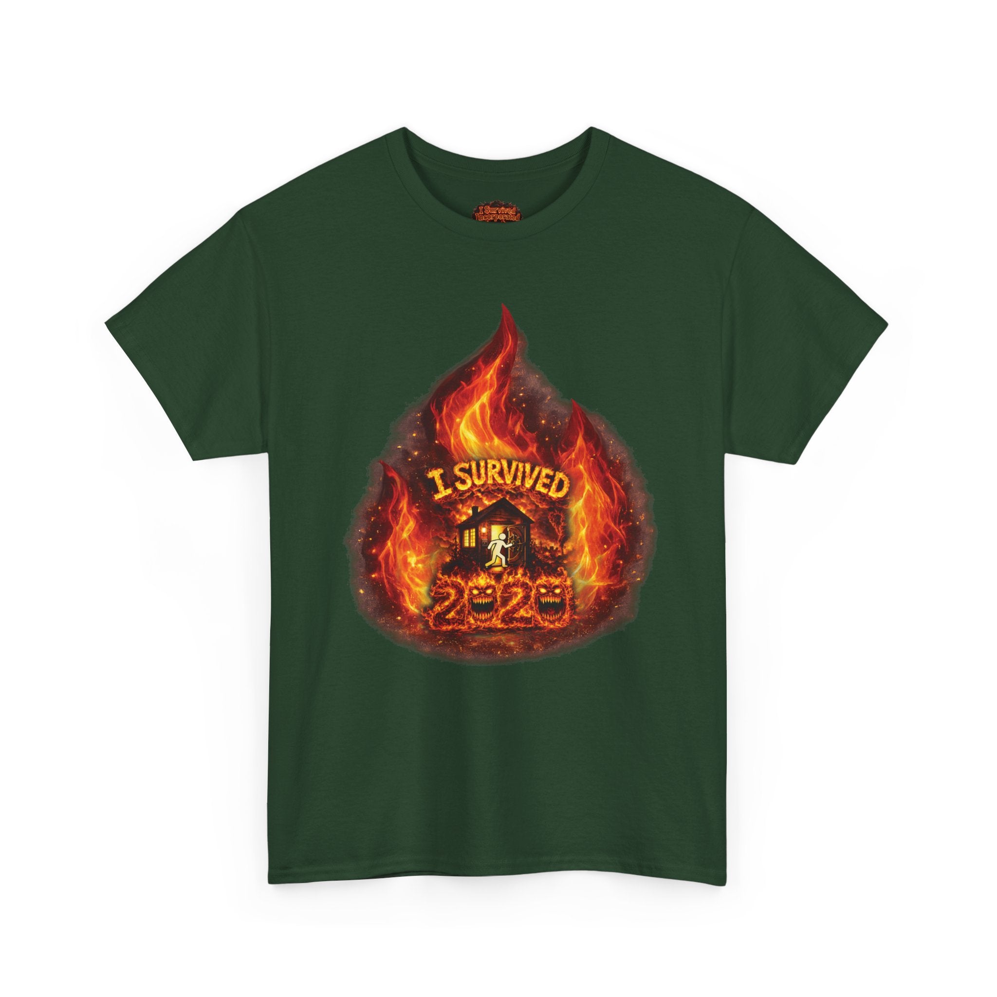 I Survived 2020 — Director's Cut S2:E2 "The Bobcat Fire" | Wildfire Edition Memorial Unisex Heavy Cotton Tee