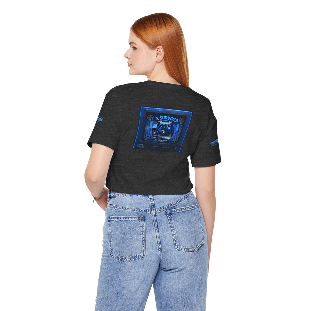 I Survived 2020 — "Please Stand By" Test Pattern Tee Lockdown Special Edition Summer Exclusive Unisex Jersey Short Sleeve Tee