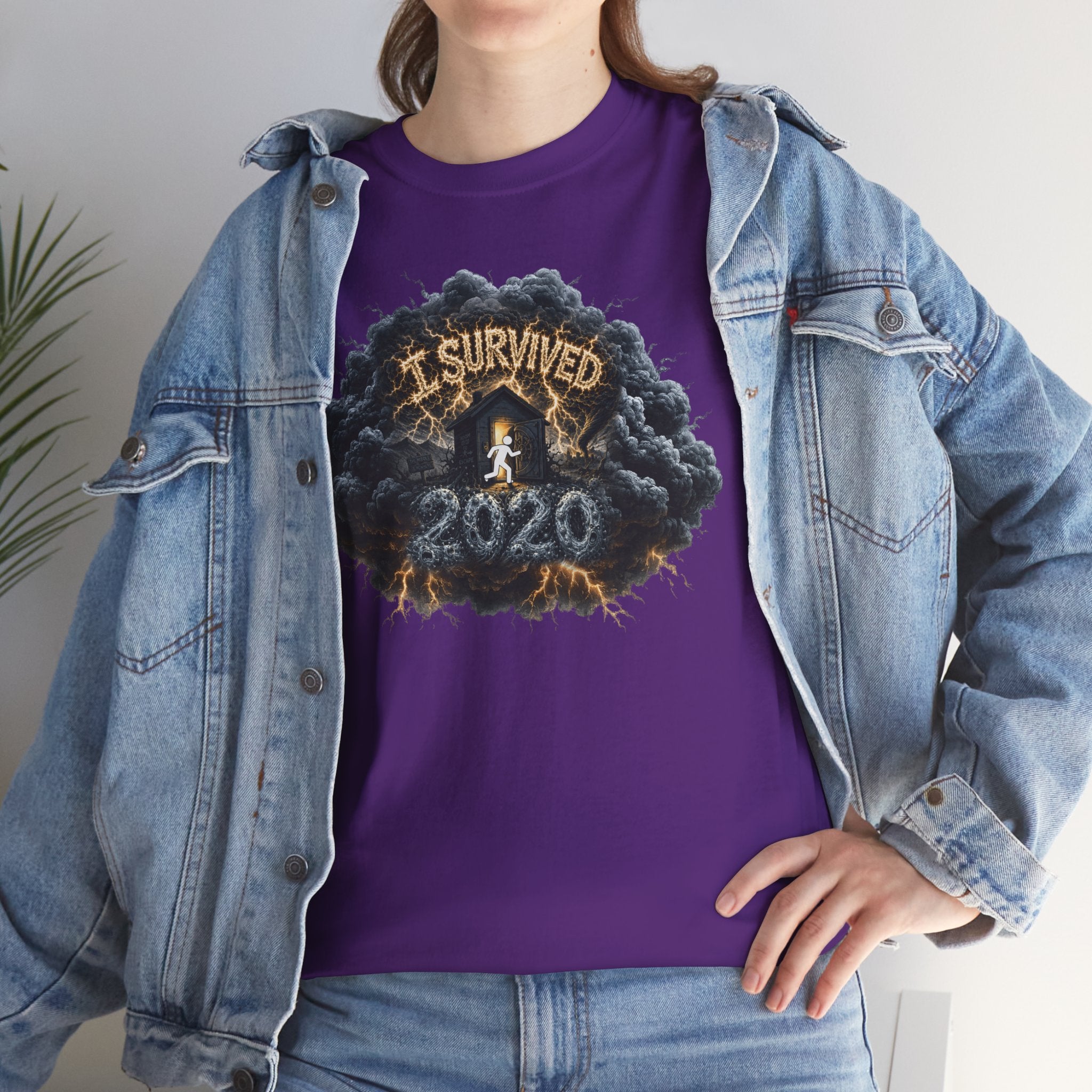 I Survived 2020 — Director's Cut Original Design Teaser Tee | Season 1 Premiere Drop Unisex Heavy Cotton Tee