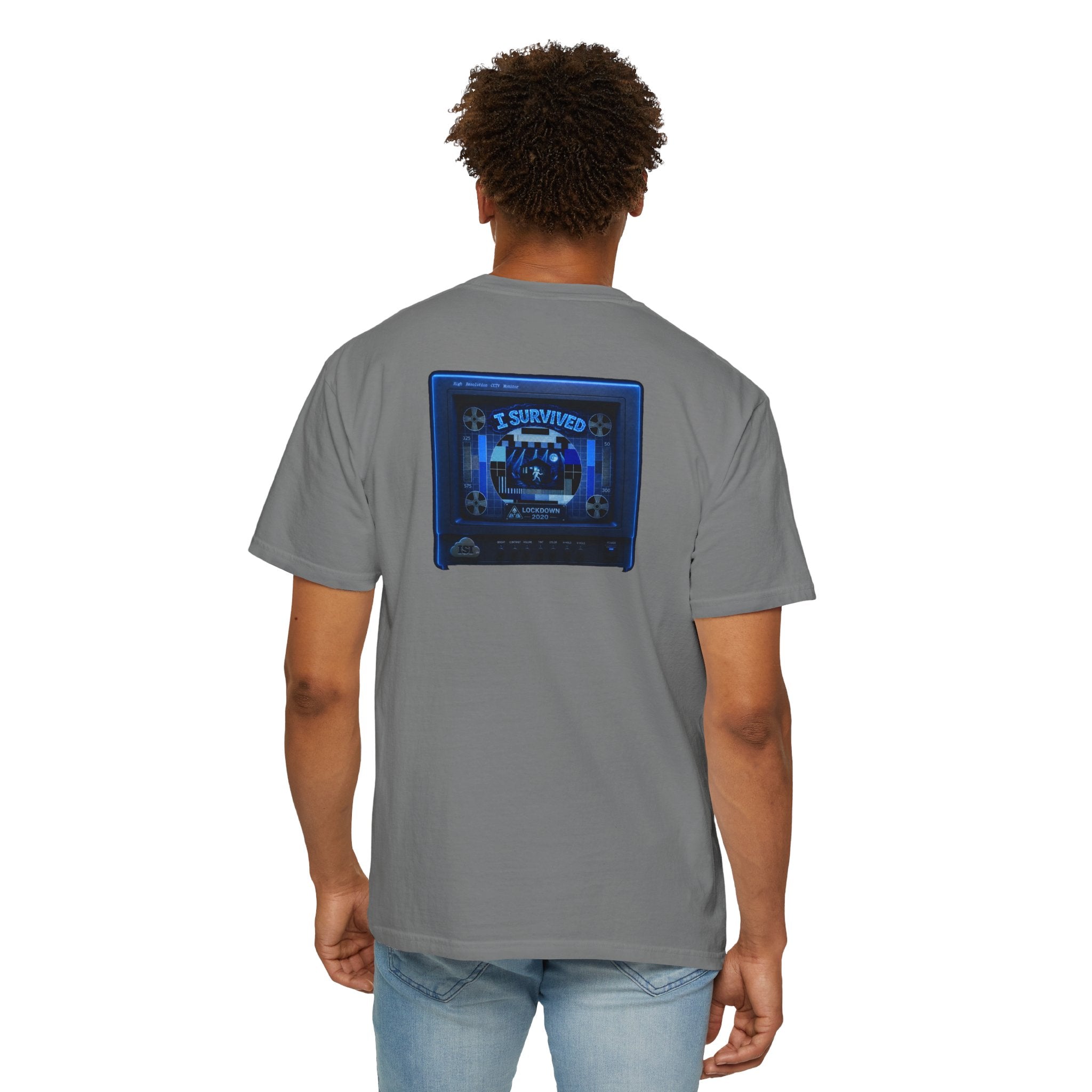 I Survived 2020 — "Please Stand By" Test Pattern Tee Lockdown Special Edition Summer Exclusive Unisex Garment-Dyed T-shirt