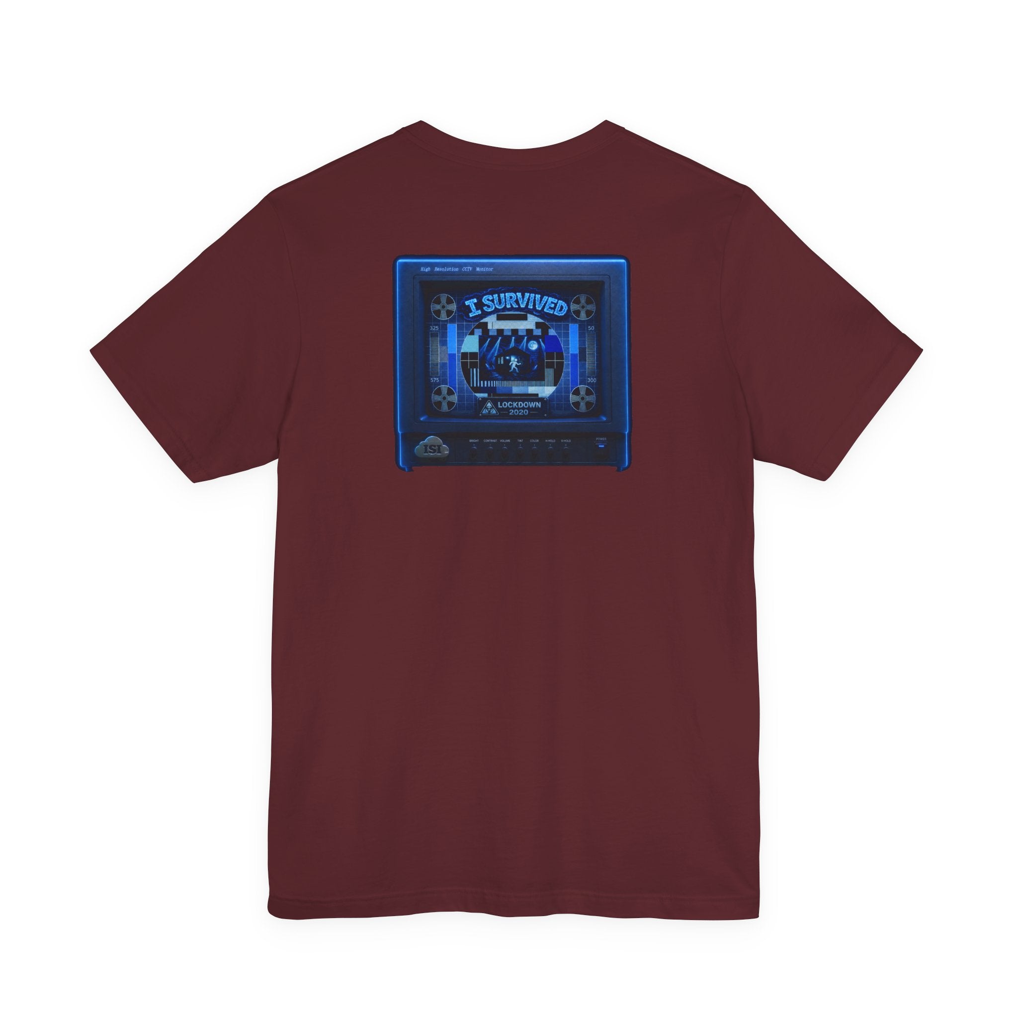 I Survived 2020 — "Please Stand By" Test Pattern Tee Lockdown Summer Exclusive Unisex Jersey Short Sleeve Tee