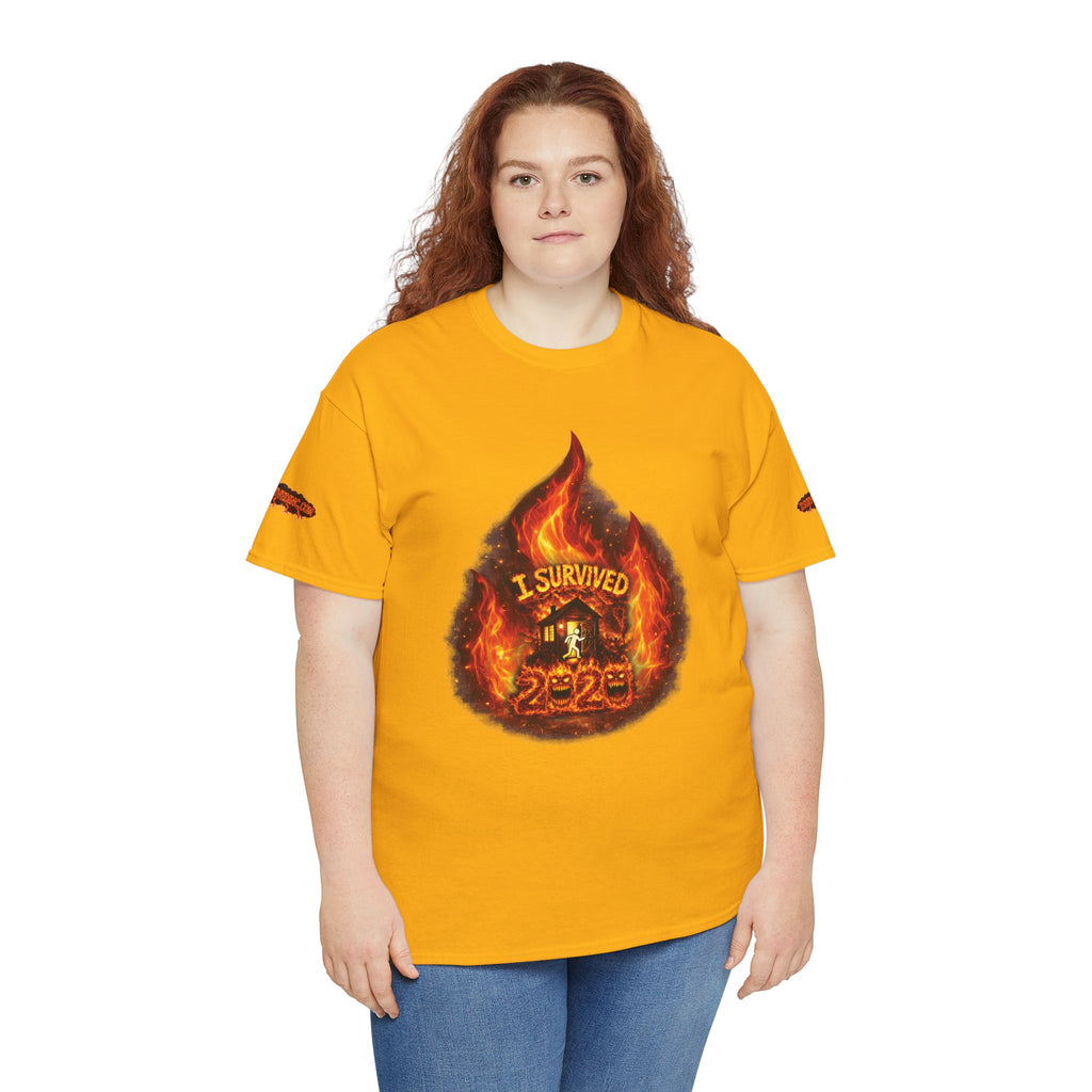 I Survived 2020 — Director's Cut S2:E3 "The California Wildfires" | Wildfire Edition Memorial Unisex Heavy Cotton Tee (SPECIAL EDITION)