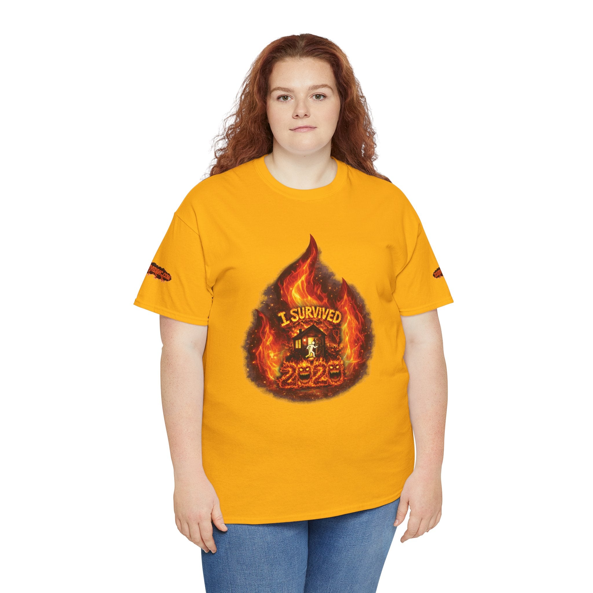I Survived 2020 — Director's Cut S2:E3 "The California Wildfires" | Wildfire Edition Memorial Unisex Heavy Cotton Tee (SPECIAL EDITION)