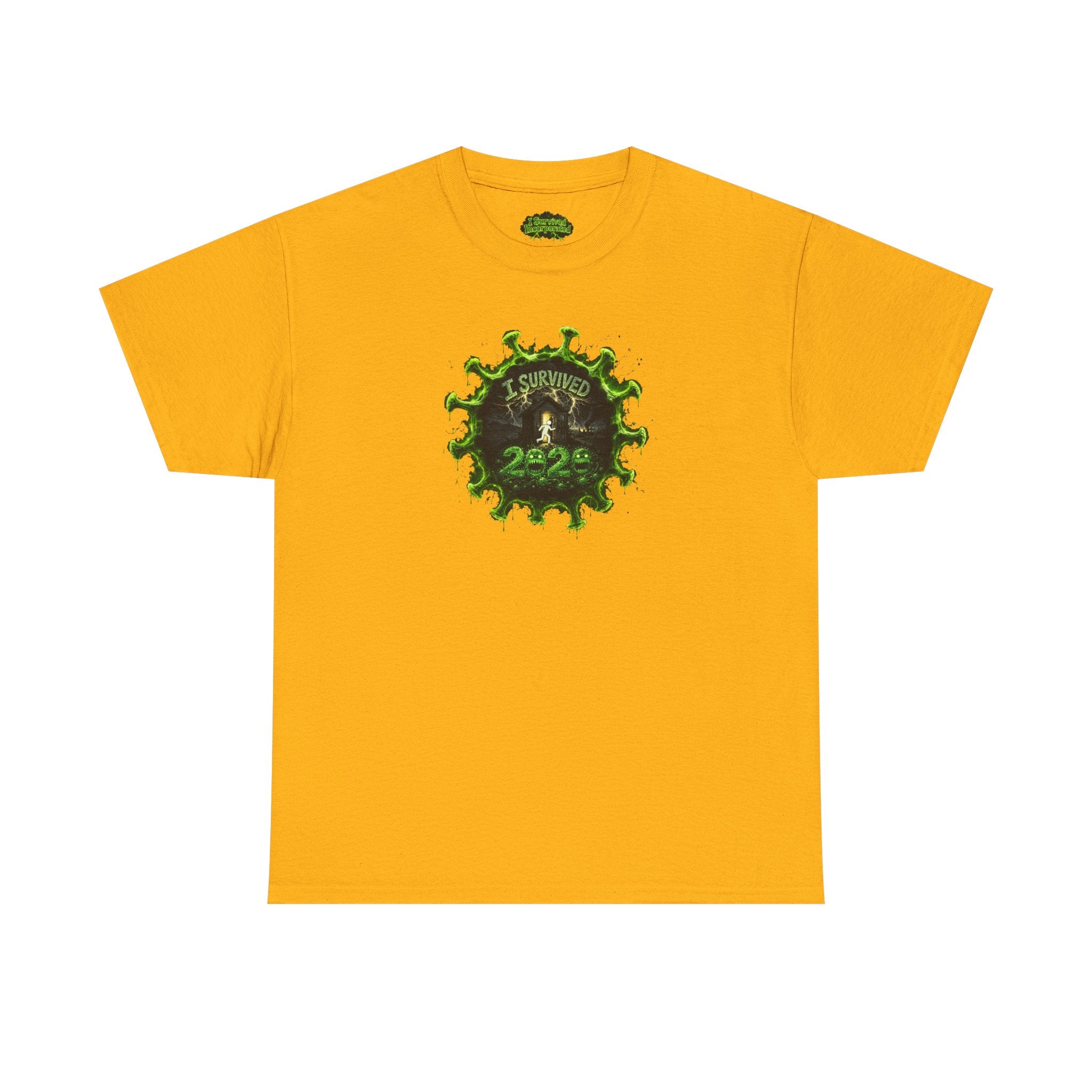I Survived 2020 — PANDEMIC S1:E1: Director's Cut "COVID-19: The Coronavirus" Unisex Heavy Cotton Tee