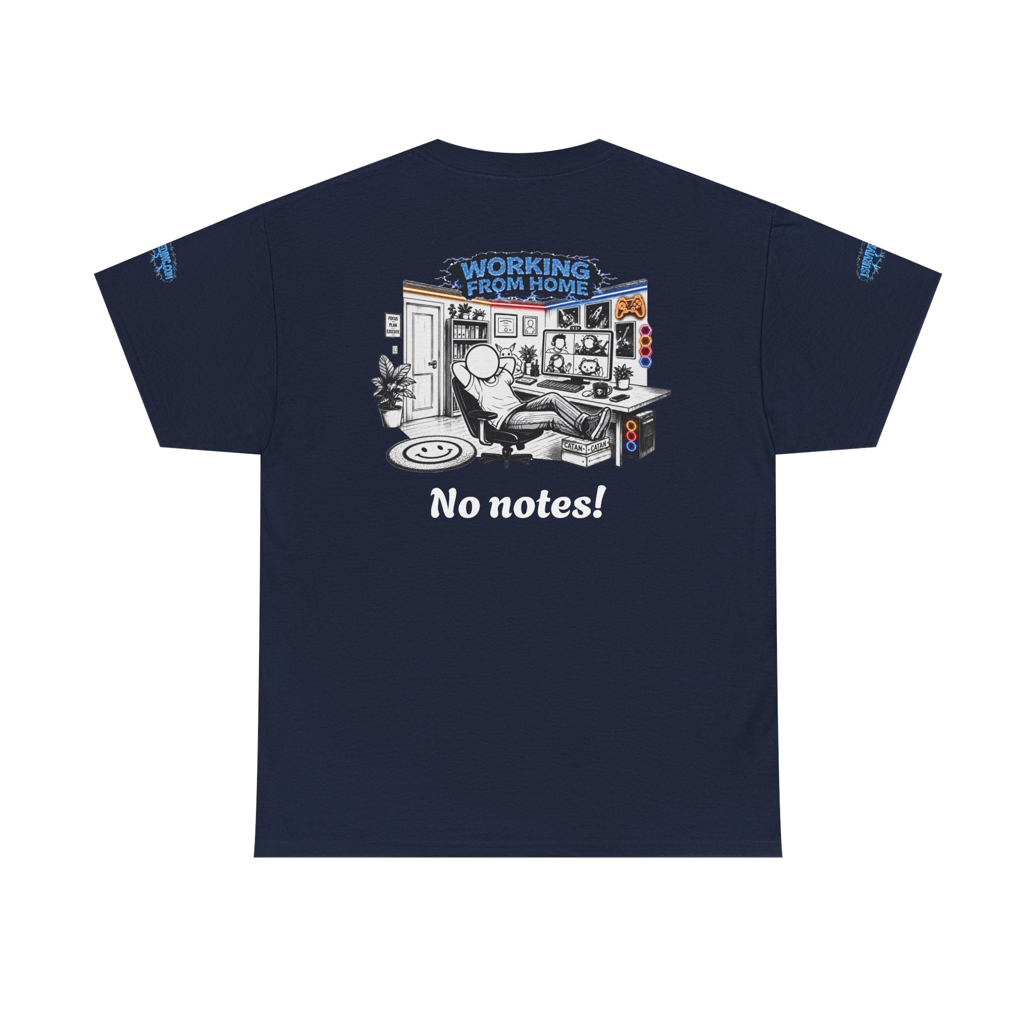I Survived 2020 — LOCKDOWN S3:E4: Special Edition "Working From Home" Unisex Heavy Cotton Tee
