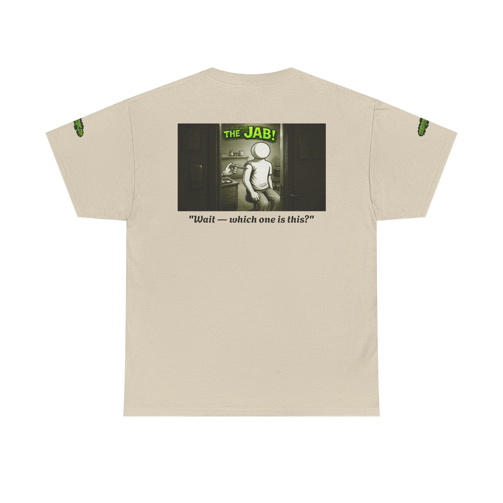 I Survived 2020 — PANDEMIC S1:E3: Director's Cut Special Edition "The Jab!" Unisex Heavy Cotton Tee