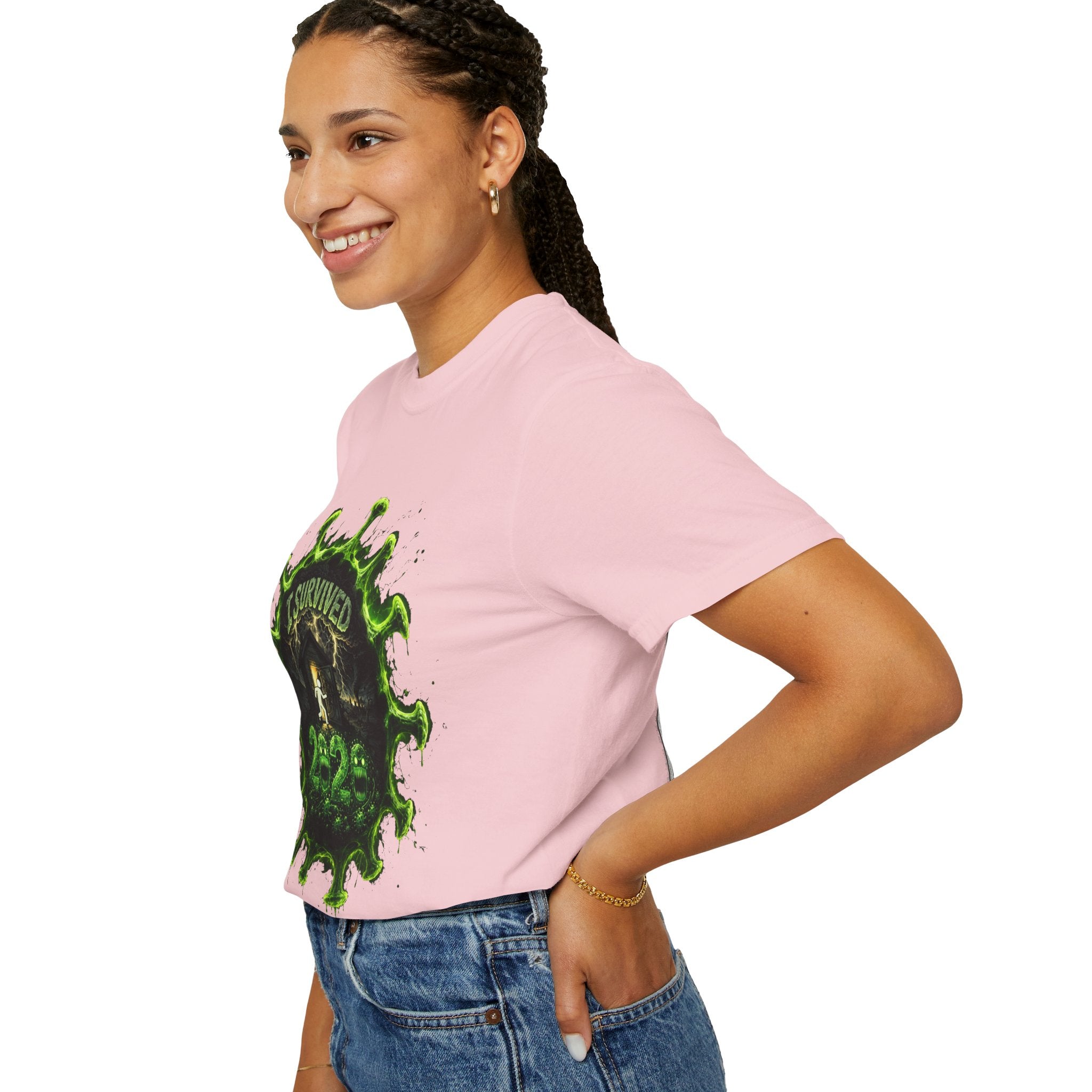 I Survived 2020 — Director's Cut S1:E5 "Delivery Doomsday" | Pandemic Edition Unisex Garment-Dyed T-shirt