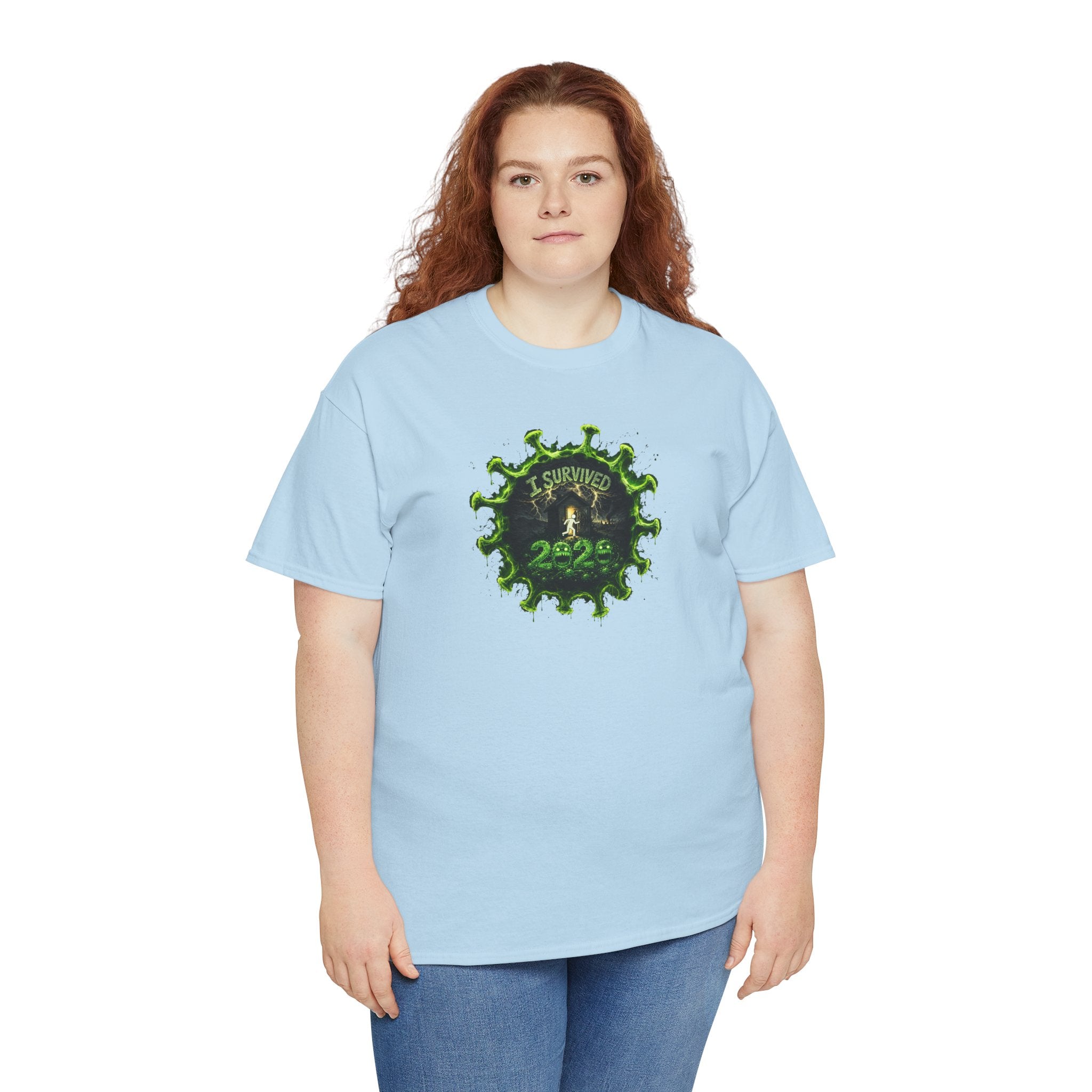 I Survived 2020 — PANDEMIC S1:E4: Director's Cut "Mask Madness" Unisex Heavy Cotton Tee