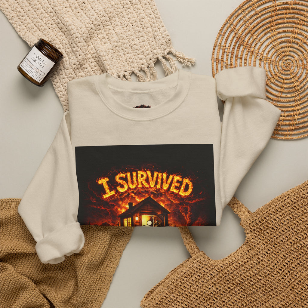 I Survived 2020 — WILDFIRES S2:E3: "The California Wildfires" Memorial Unisex Heavy Blend™ Crewneck Sweatshirt