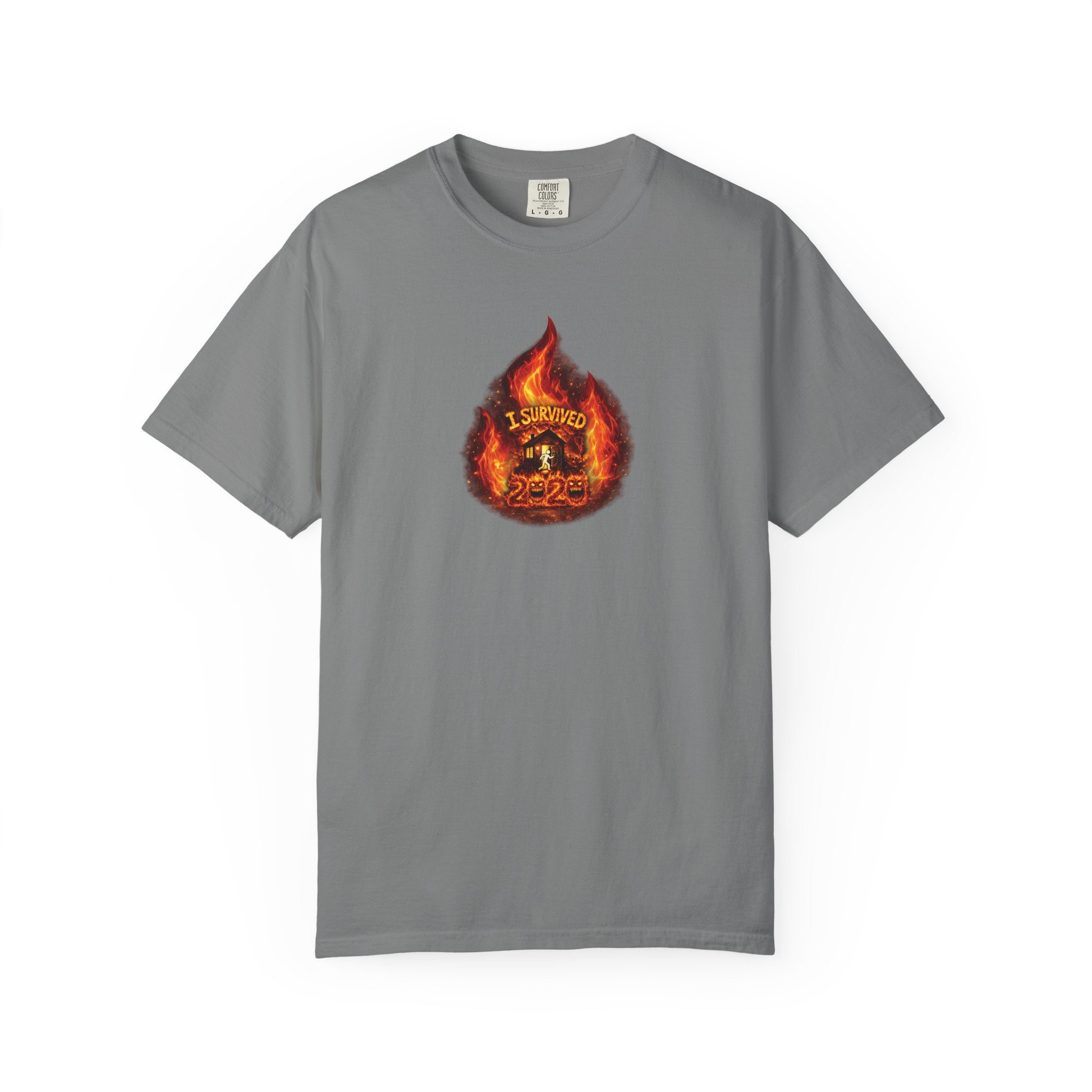 I Survived 2020 — WILDFIRES S2:E4: Director's Cut "Western U.S. Wildfire Season" Memorial Unisex Garment-Dyed T-shirt
