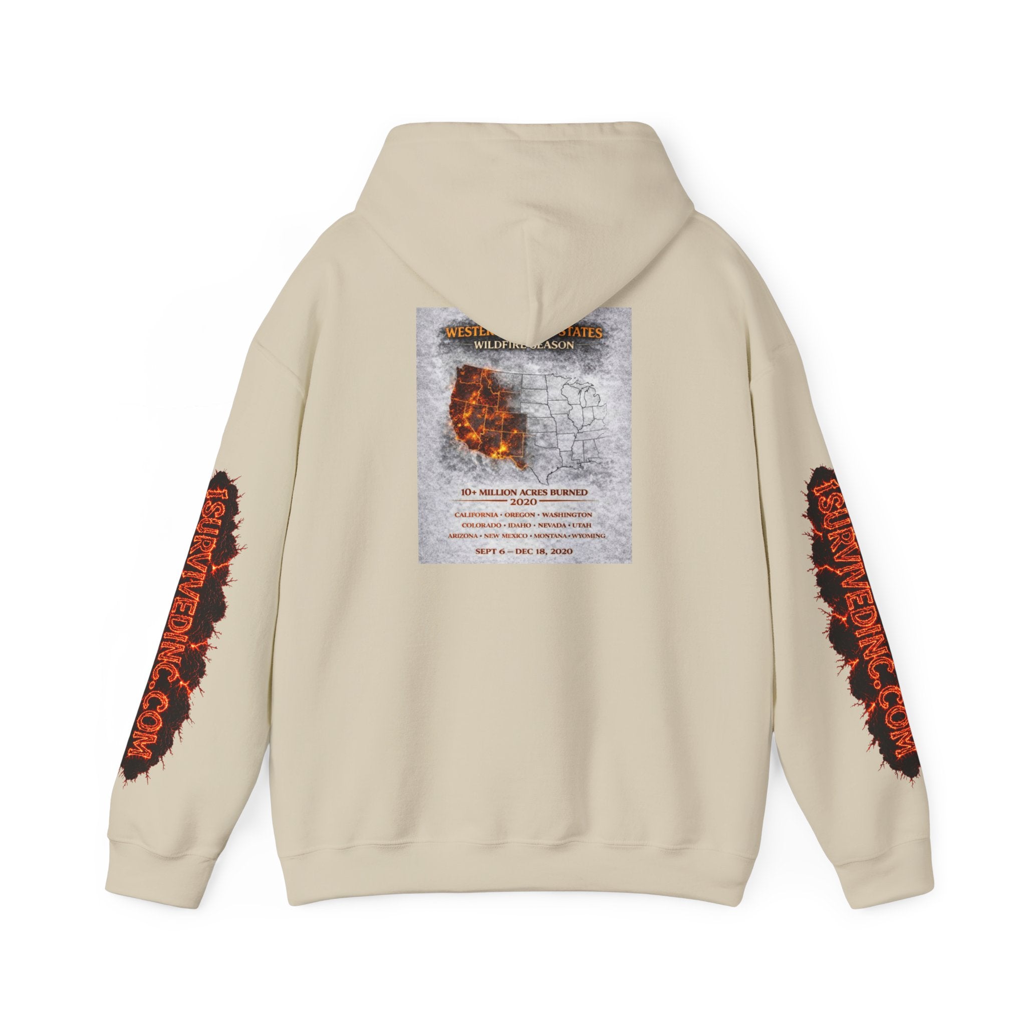 I Survived 2020 — S2:E4 "Western U.S. Wildfire Season" | Mid-Season Finale Pt. 1 | Wildfire Edition Memorial Hoodie Sweatshirt