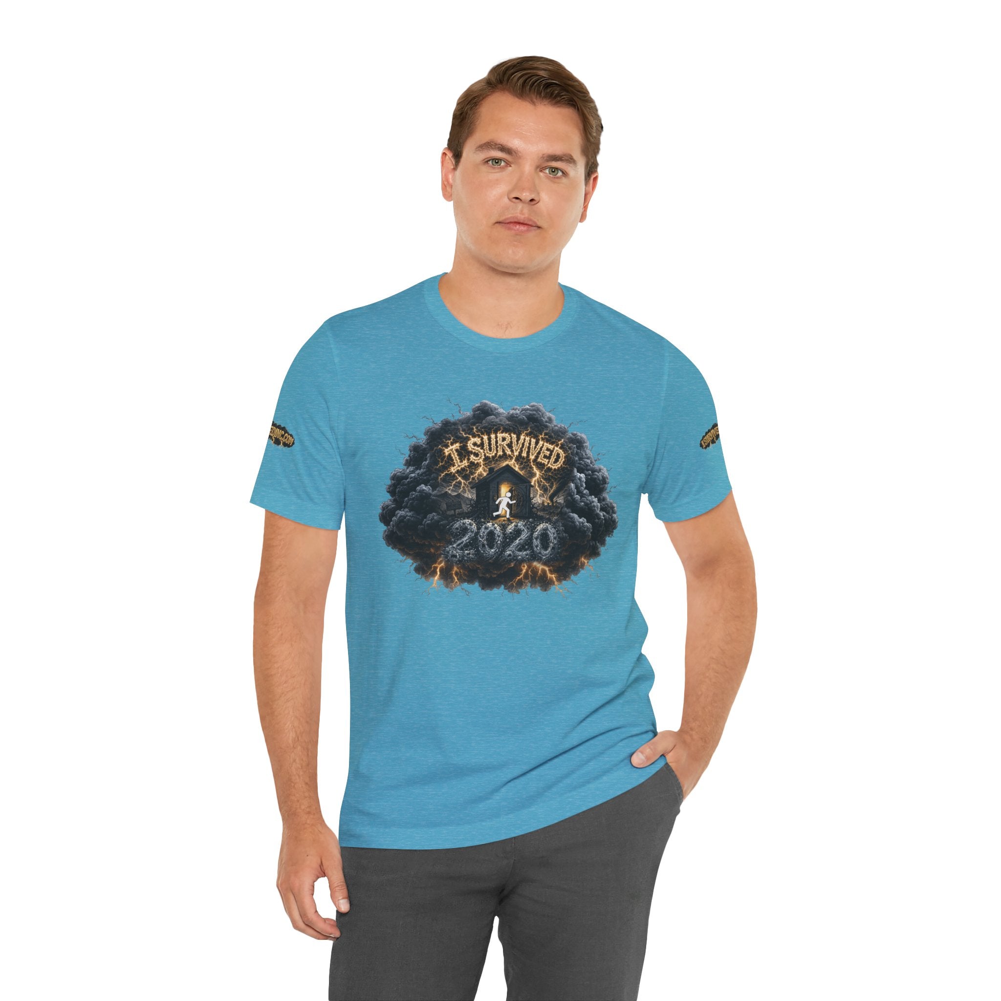 I Survived 2020 — Director's Cut Original Design Teaser Tee | Season 1 Premiere Drop Unisex Jersey Short Sleeve Tee