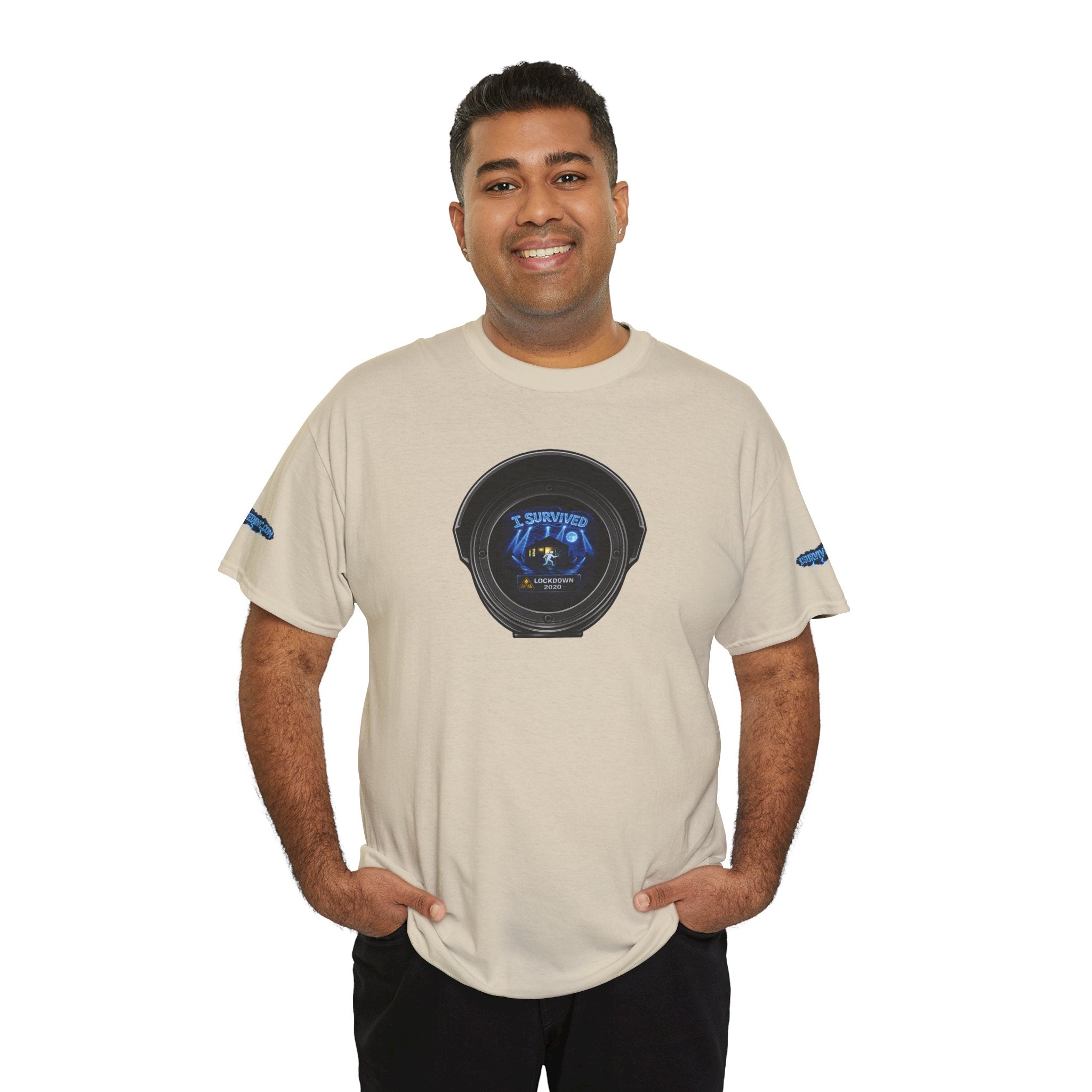 I Survived 2020 — LOCKDOWN S3:E1: Director's Cut Special Edition "Quarantine" Unisex Heavy Cotton Tee