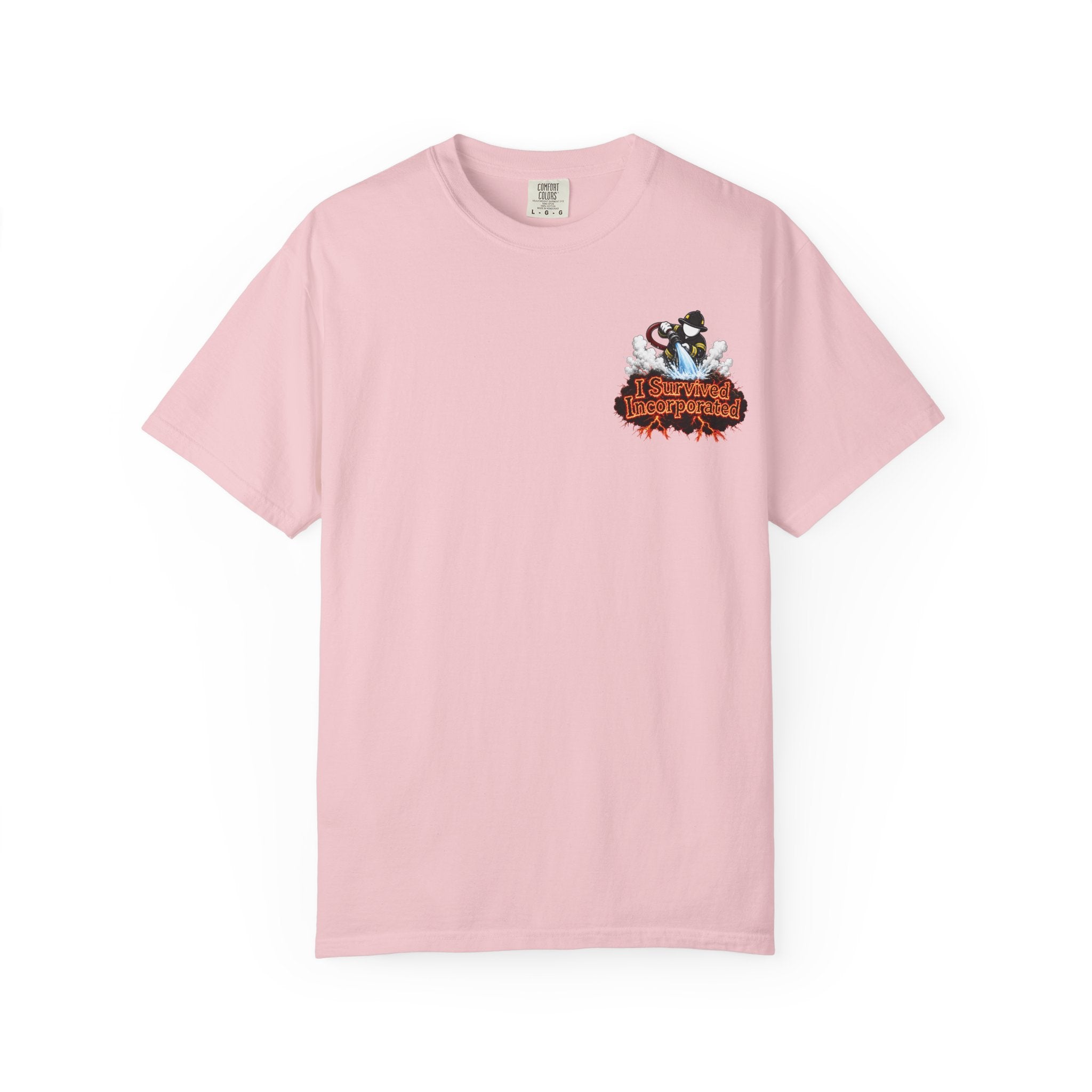 I Survived 2020 — "Please Stand By" Test Pattern Tee Wildfire Signal Edition Summer Premiere Unisex Garment-Dyed T-shirt
