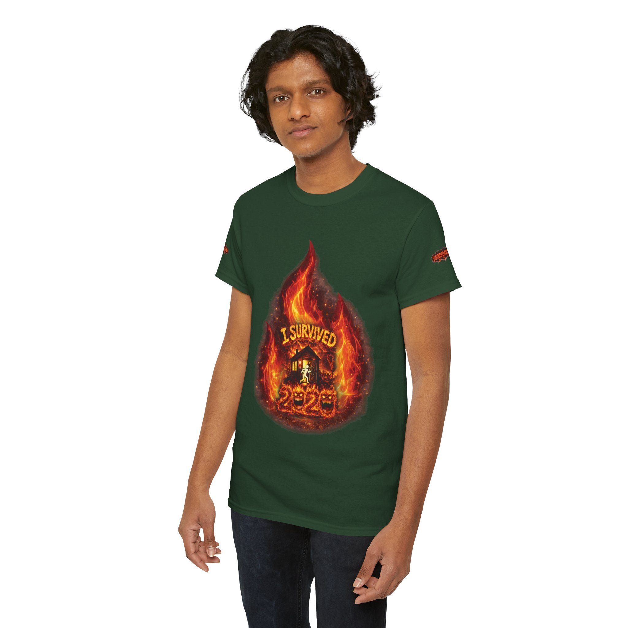 I Survived 2020 — Director's Cut S2:E1 "Berry Creek" | Wildfire Edition Memorial Unisex Heavy Cotton Tee (SPECIAL EDITION)