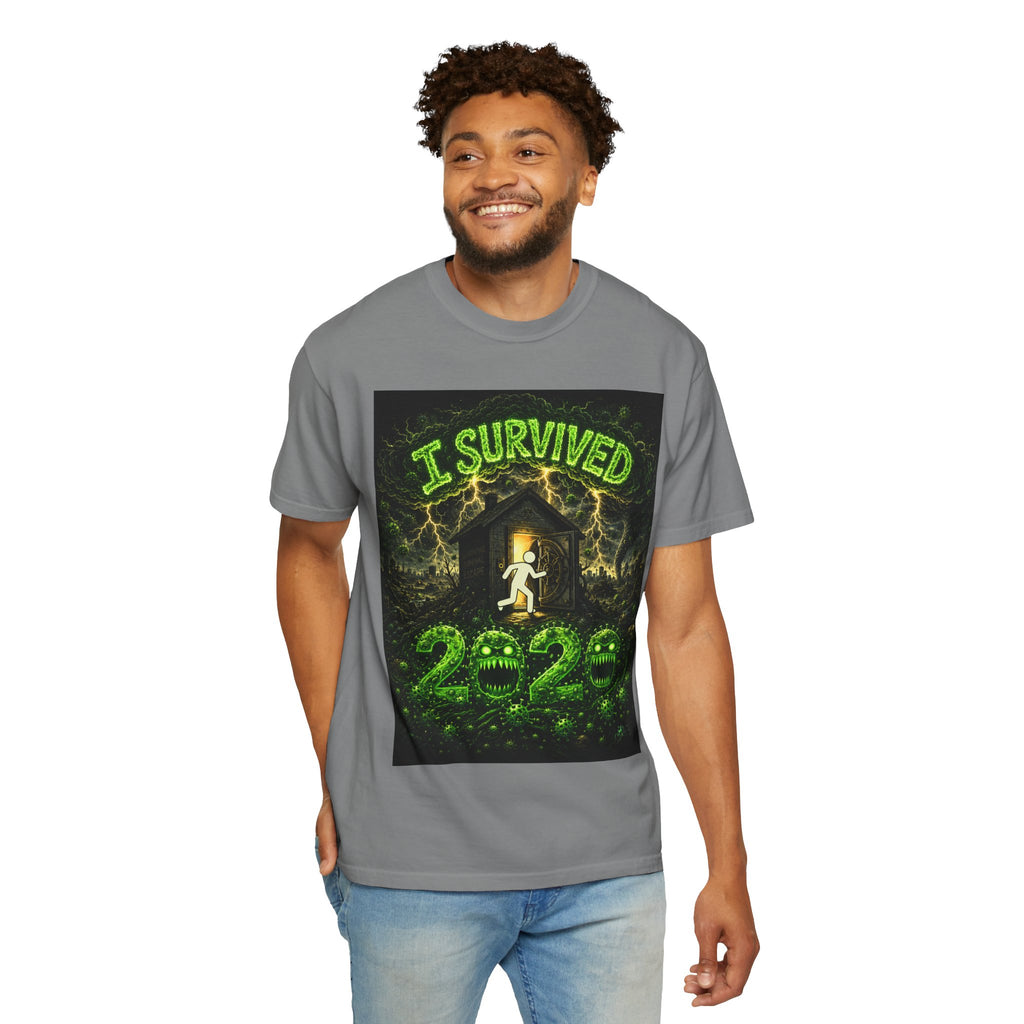 I Survived 2020 — S1:E3 "The Jab!" | Pandemic Edition Unisex Garment-Dyed T-shirt