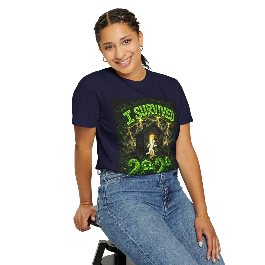 I Survived 2020 — S1:E1 "COVID-19: The Coronavirus" | Pandemic Edition Unisex Garment-Dyed T-shirt