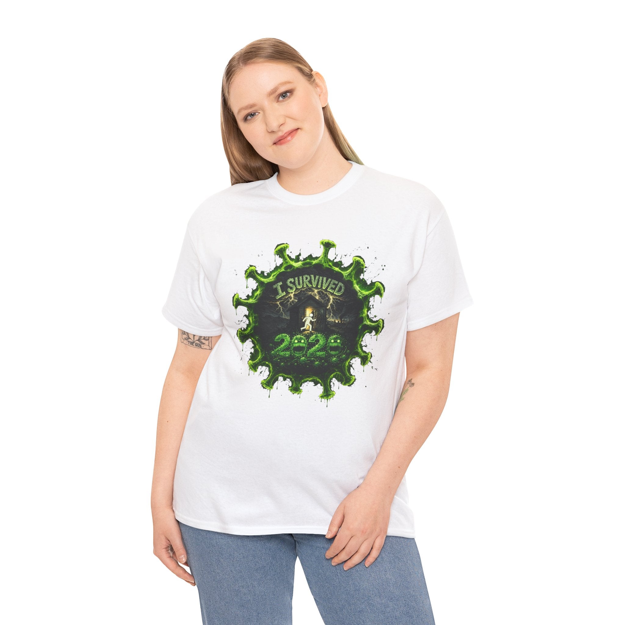 I Survived 2020 — Director's Cut S1:E4 "Mask Madness Mayhem Moment" | Pandemic Edition Unisex Heavy Cotton Tee