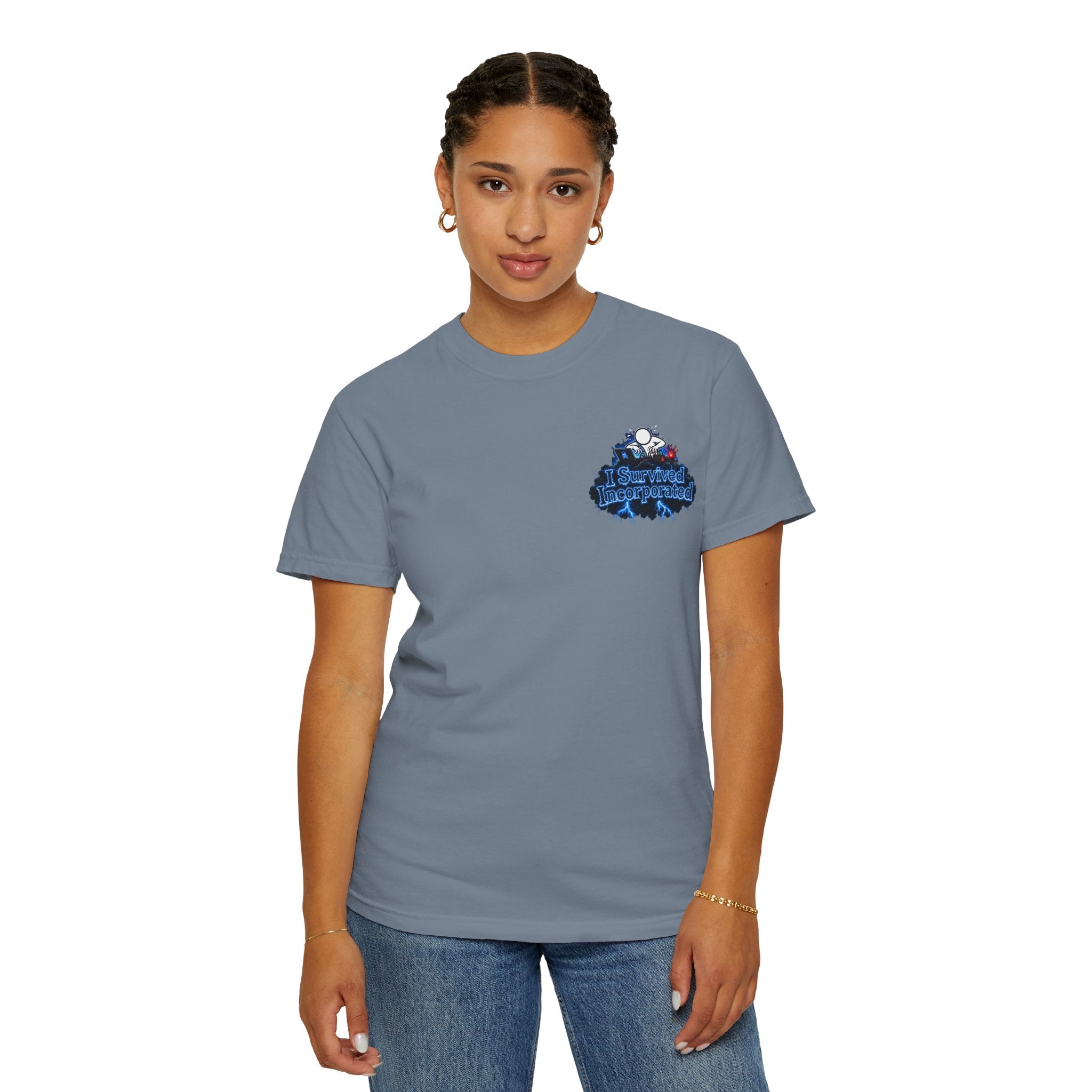 I Survived 2020 — "Please Stand By" Test Pattern Tee Lockdown Special Edition Summer Exclusive Unisex Garment-Dyed T-shirt
