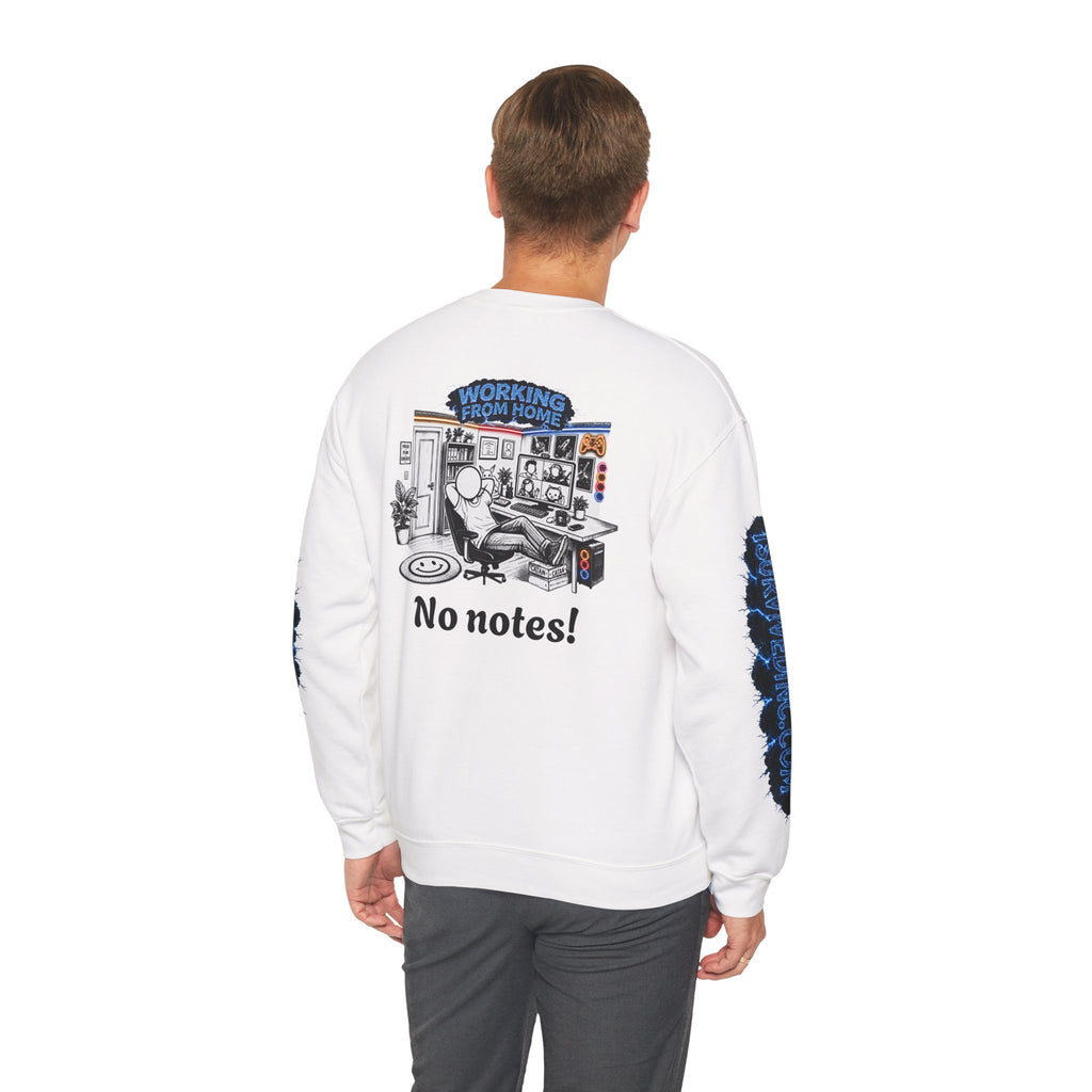 I Survived 2020 — LOCKDOWN S3:E4: "Working From Home" Unisex Heavy Blend™ Crewneck Sweatshirt