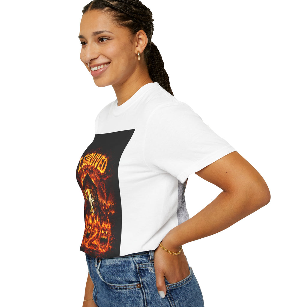 I Survived 2020 — WILDFIRES S2:E4: "Western U.S. Wildfire Season" Memorial Unisex Garment-Dyed T-shirt