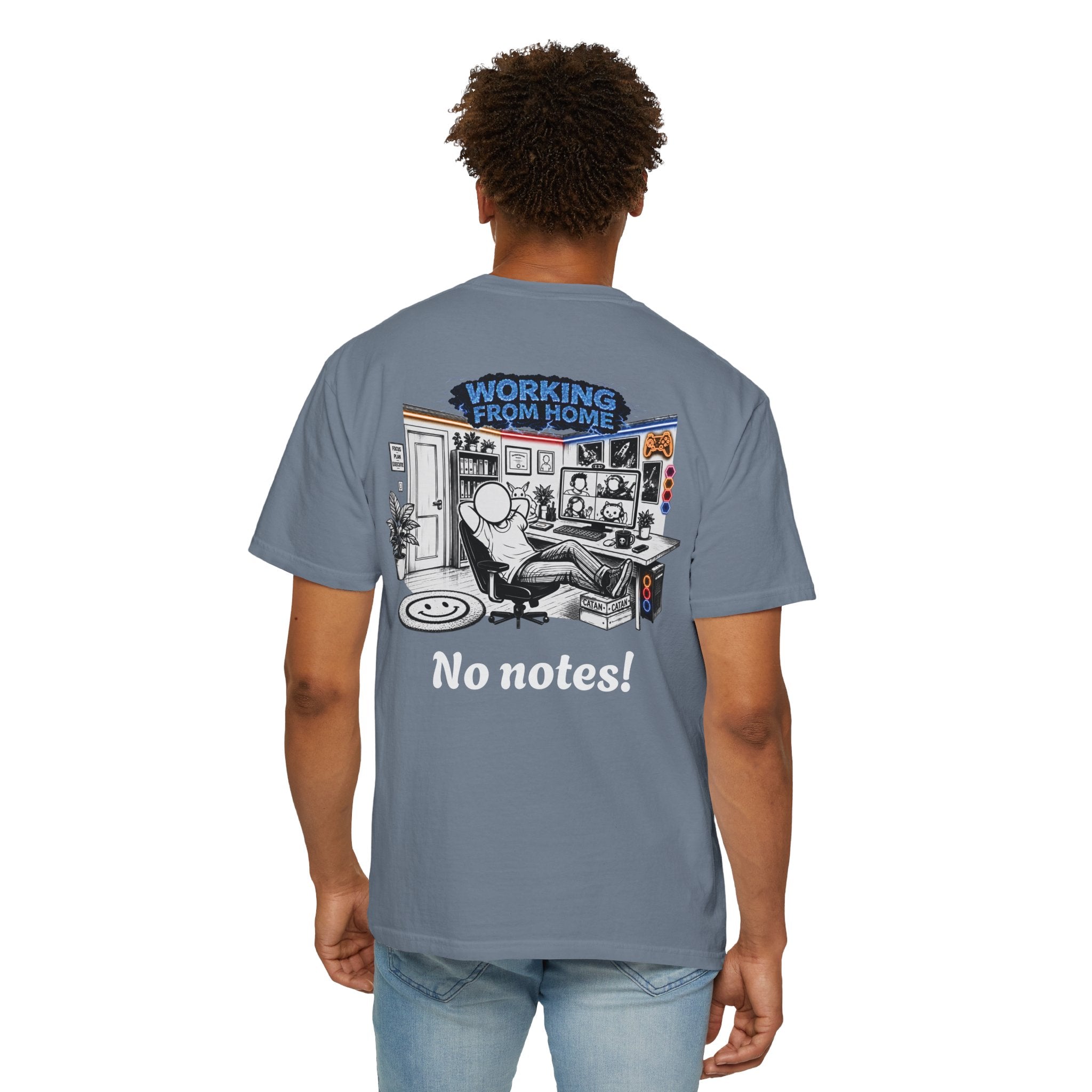 I Survived 2020 — LOCKDOWN S3:E4: "Working From Home" Unisex Garment-Dyed T-shirt