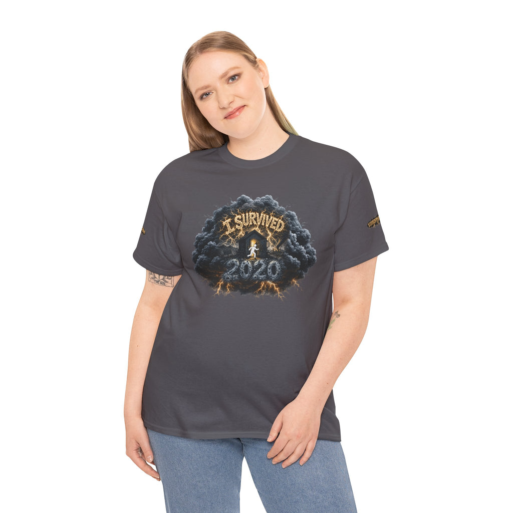 I Survived 2020 — Director's Cut Original Design Teaser Tee | Season 1 Premiere Drop Unisex Heavy Cotton Tee (SPECIAL EDITION)