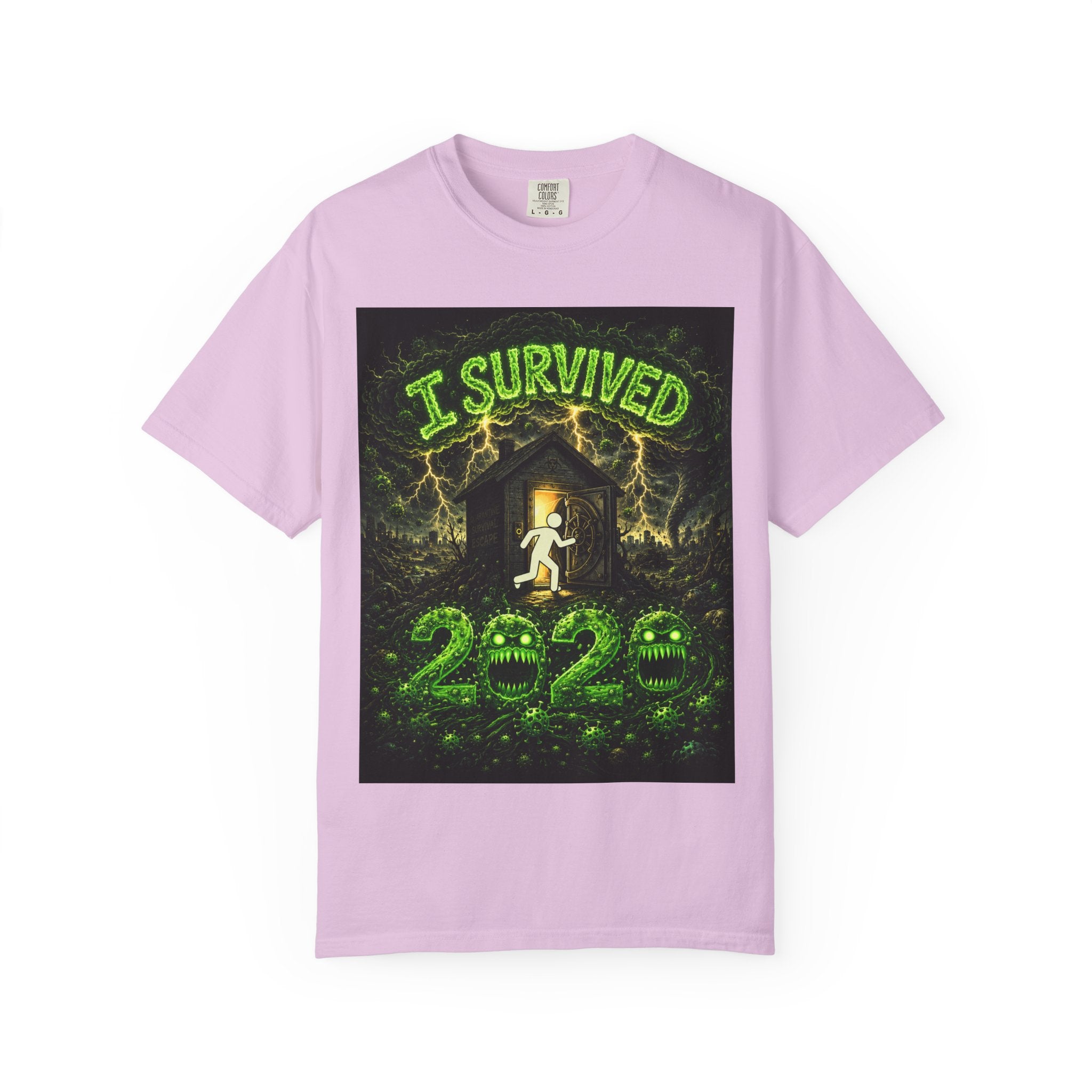 I Survived 2020 — S1:E1 "COVID-19: The Coronavirus" | Pandemic Edition Unisex Garment-Dyed T-shirt