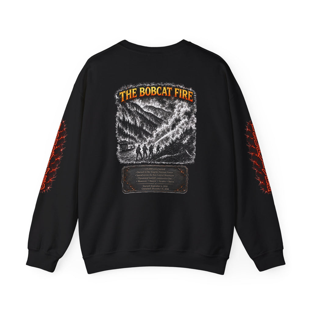 I Survived 2020 — WILDFIRES S2:E2: Director's Cut "The Bobcat Fire" Memorial Unisex Heavy Blend™ Crewneck Sweatshirt