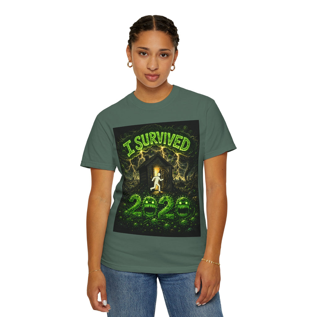 I Survived 2020 — S1:E3 "The Jab!" | Pandemic Edition Unisex Garment-Dyed T-shirt