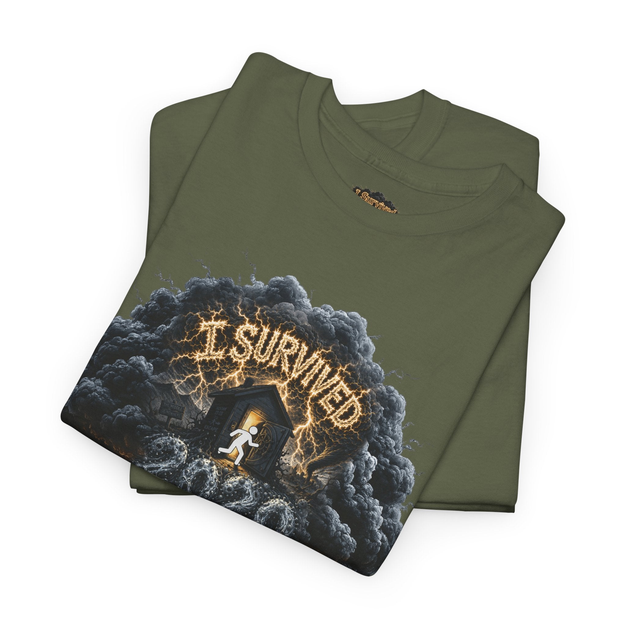 I Survived 2020 —  Deriector's Cut Original Design Teaser Tee | Season 1 Premiere Drop Unisex Heavy Cotton Tee