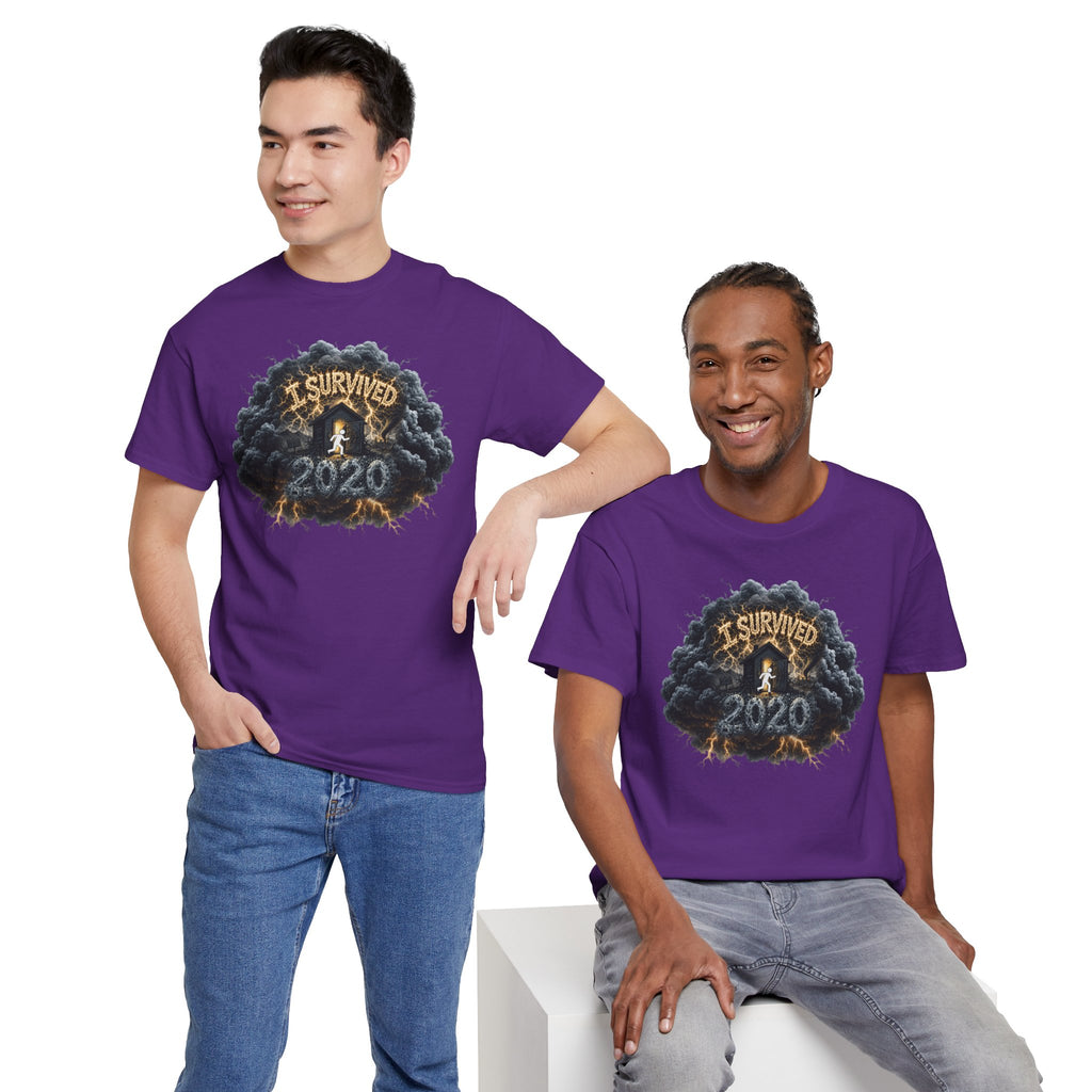 I Survived 2020 — Director's Cut Original Design Teaser Tee | Season 1 Premiere Drop Unisex Heavy Cotton Tee