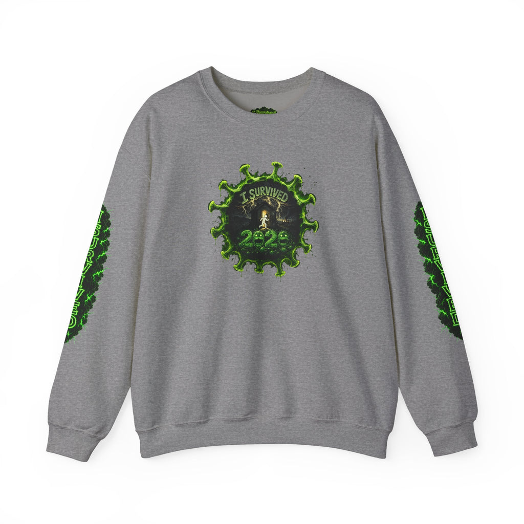 I Survived 2020 — PANDEMIC S1:E1: Director's Cut "COVID-19: The Coronavirus" Unisex Heavy Blend™ Crewneck Sweatshirt
