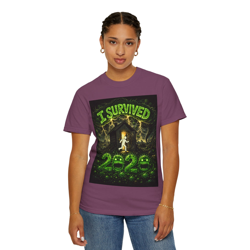 I Survived 2020 — S1:E3 "The Jab!" | Pandemic Edition Unisex Garment-Dyed T-shirt