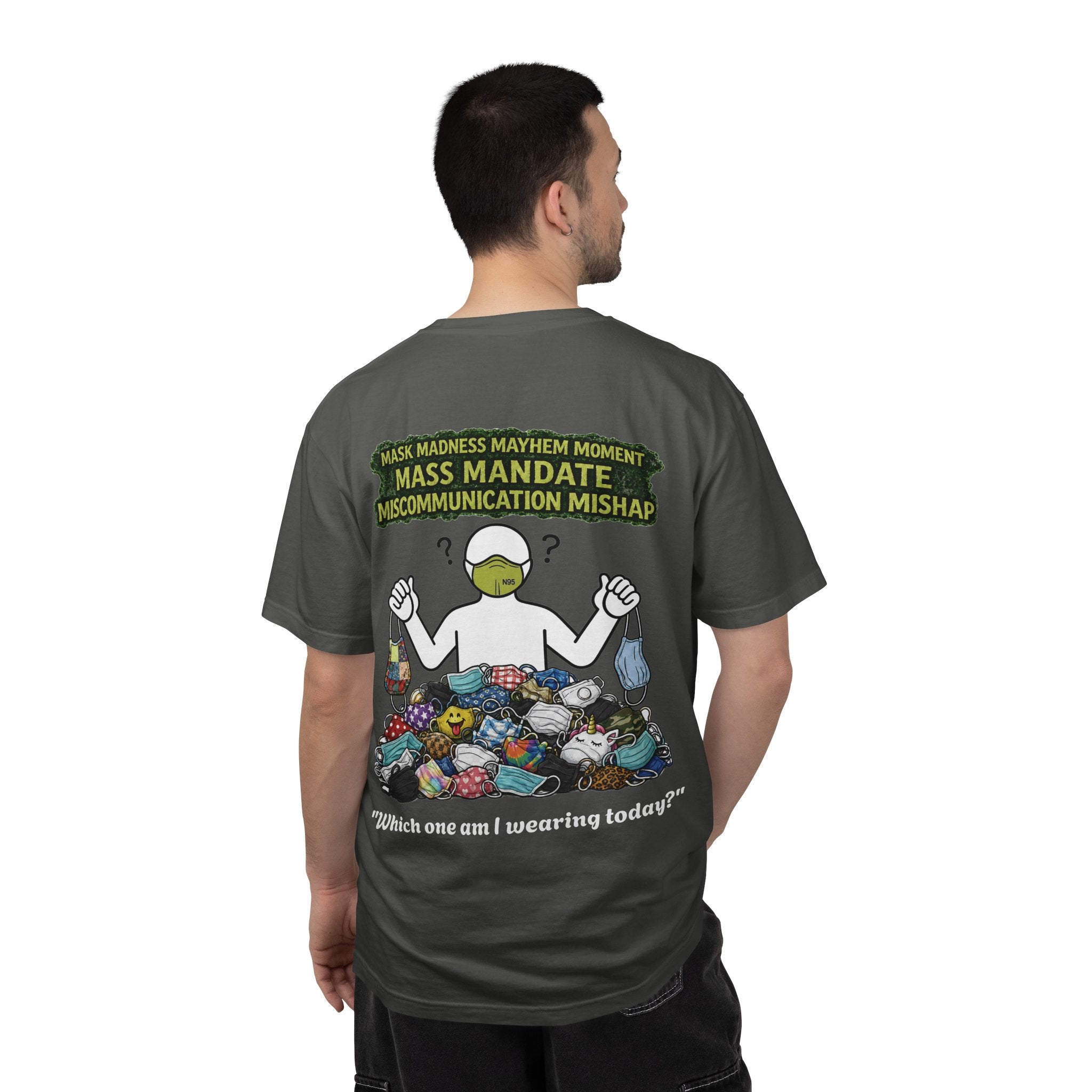 I Survived 2020 — Director's Cut S1:E4 "Mask Madness Mayhem Moment" | Pandemic Edition Unisex Garment-Dyed T-shirt