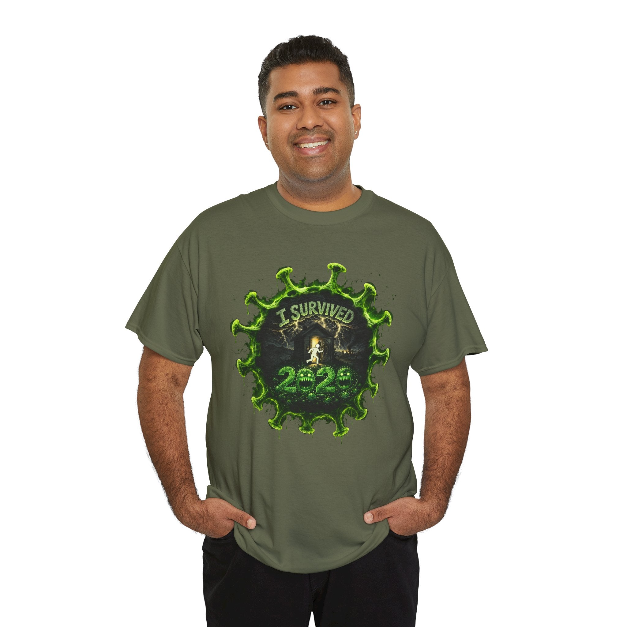 I Survived 2020 — Director's Cut S1:E4 "Mask Madness Mayhem Moment" | Pandemic Edition Unisex Heavy Cotton Tee