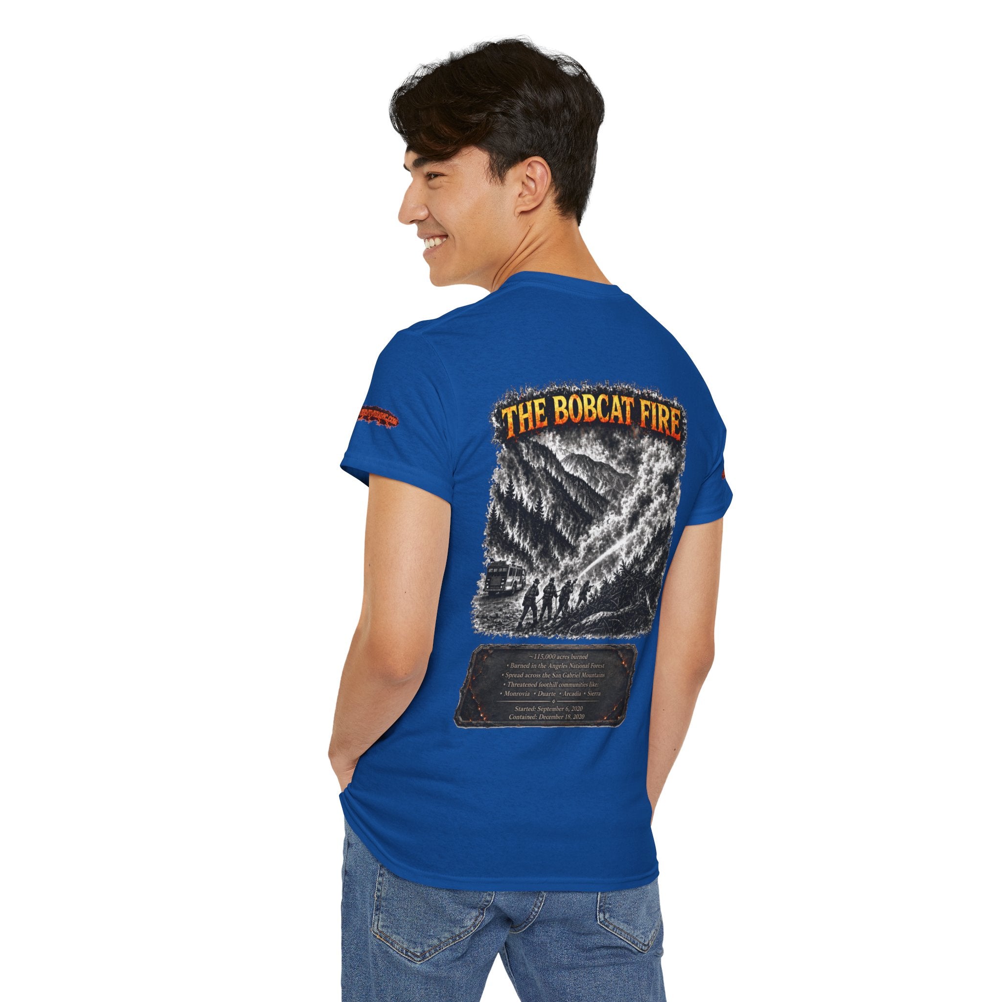 I Survived 2020 — Director's Cut S2:E2 "The Bobcat Fire" | Wildfire Edition Memorial Unisex Heavy Cotton Tee (SPECIAL EDITION)