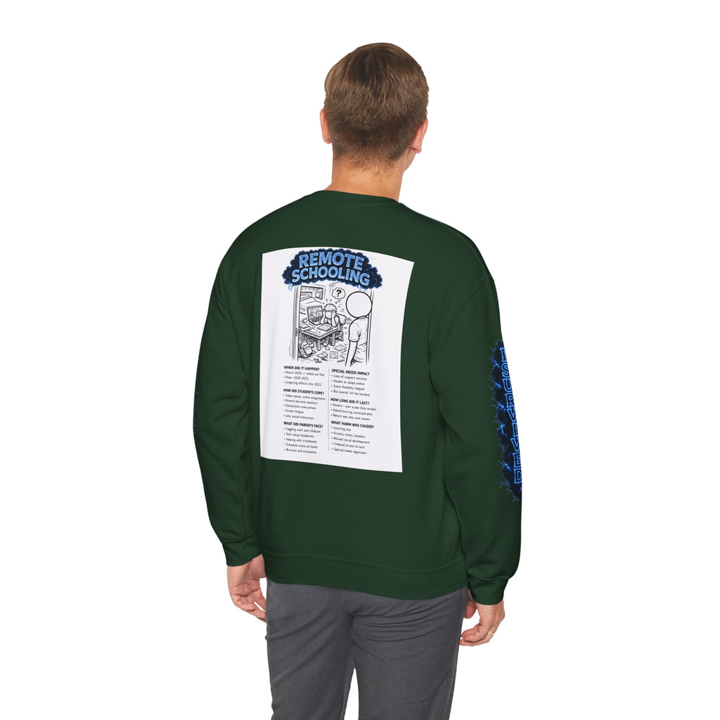 I Survived 2020 — Director's Cut S3:E3 "Remote Schooling" | Lockdown Edition Documentary Unisex Heavy Blend™ Crewneck Sweatshirt