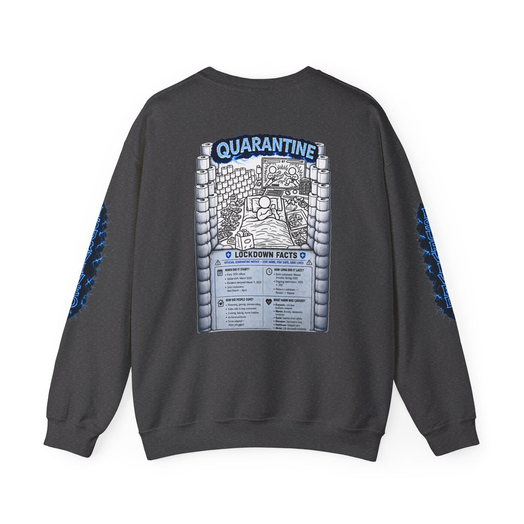 I Survived 2020 —  LOCKDOWN S3:E1: Director's Cut Special Edition "Quarantine" Unisex Heavy Blend™ Crewneck Sweatshirt