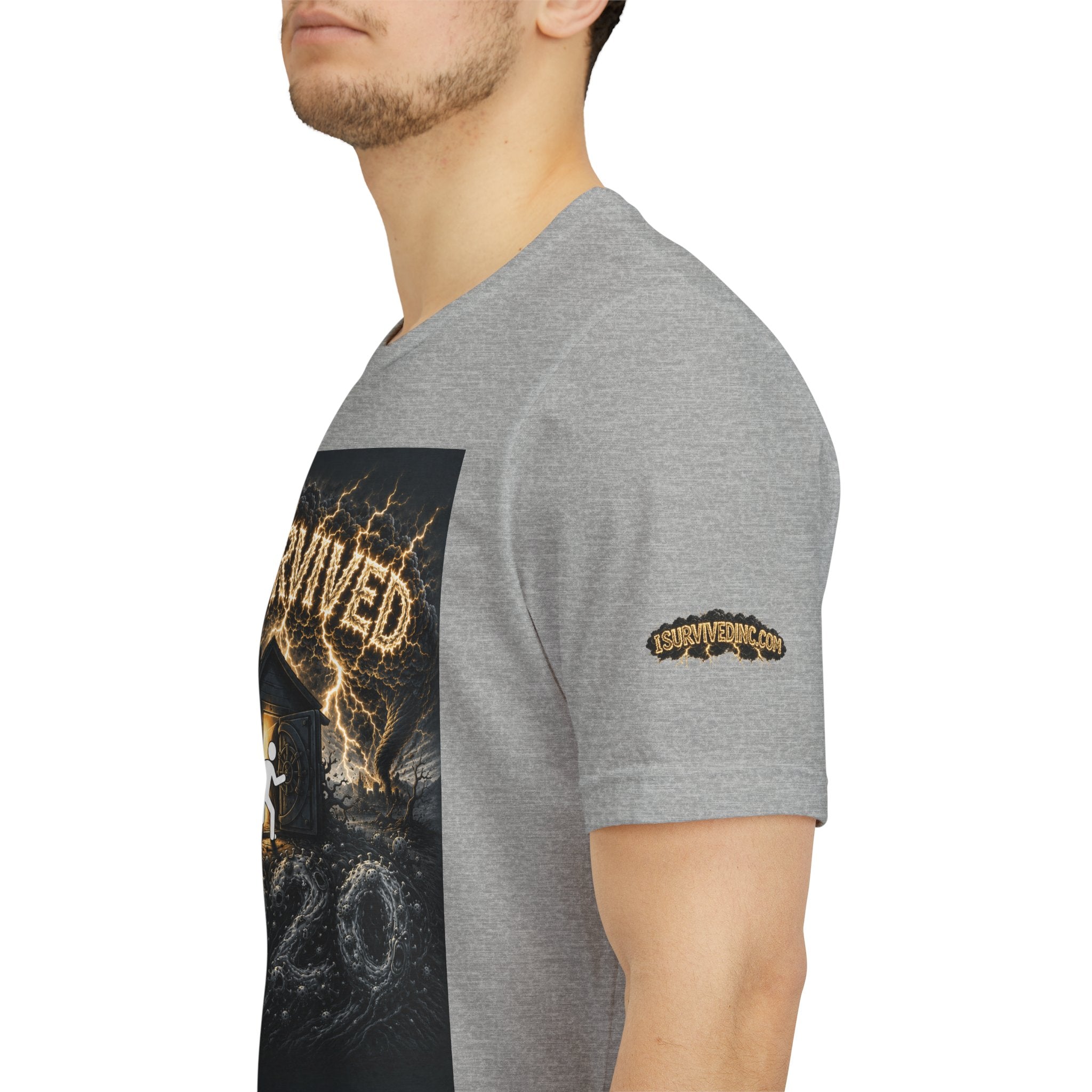 I Survived 2020 — Original Design Teaser Tee | Season 1 Premiere Drop Unisex Jersey Short Sleeve Tee