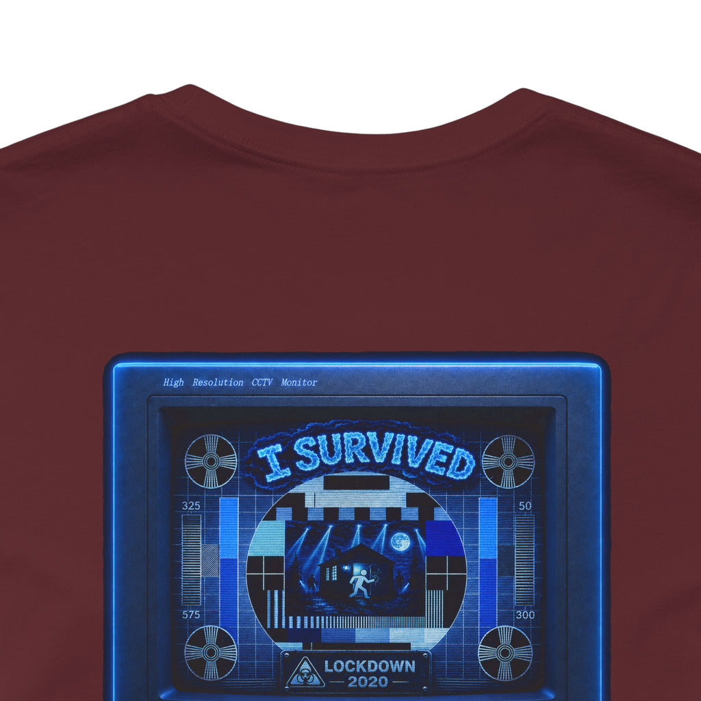 I Survived 2020 — "Please Stand By" Test Pattern Tee Lockdown Summer Exclusive Unisex Jersey Short Sleeve Tee