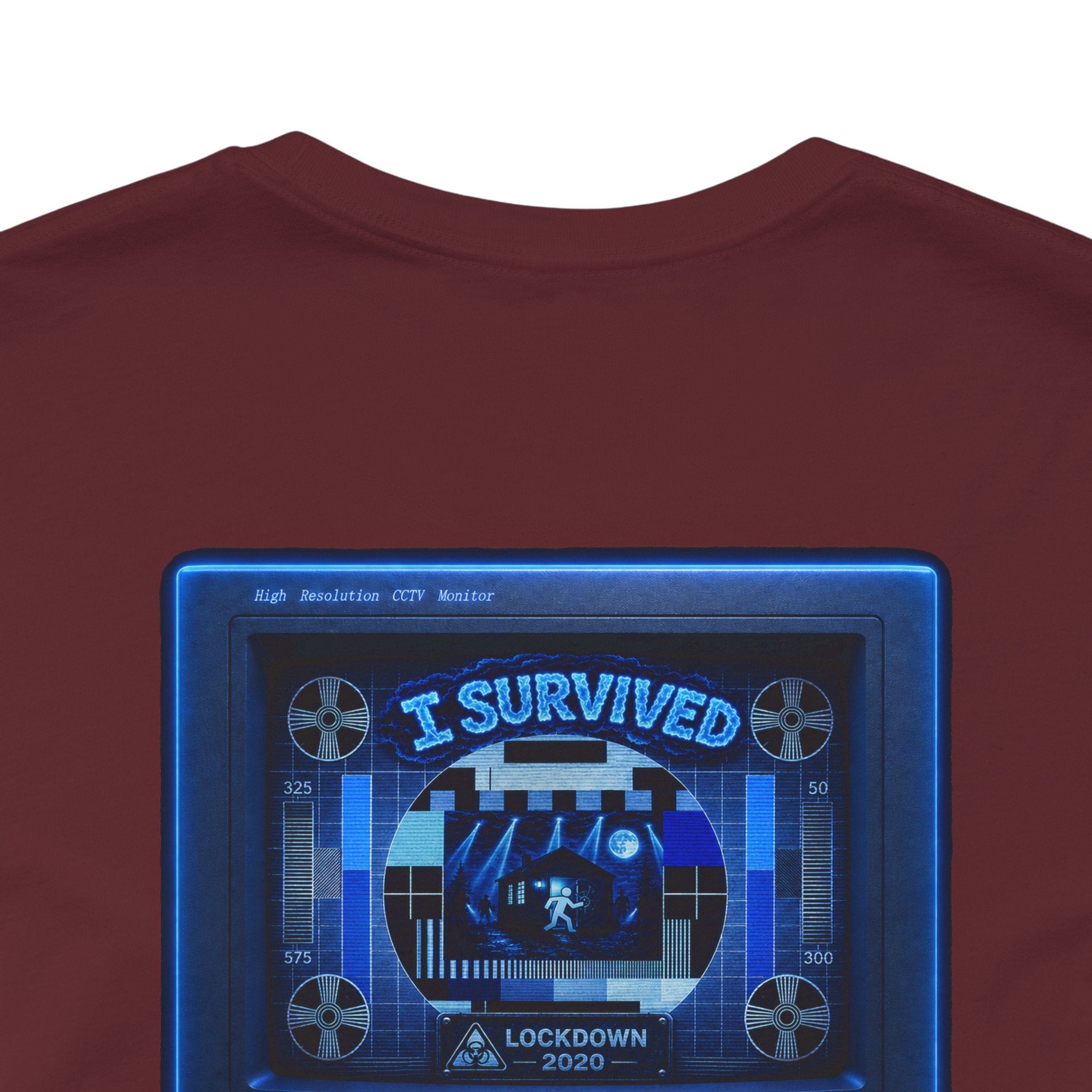 I Survived 2020 — "Please Stand By" Test Pattern Tee Lockdown Summer Exclusive Unisex Jersey Short Sleeve Tee