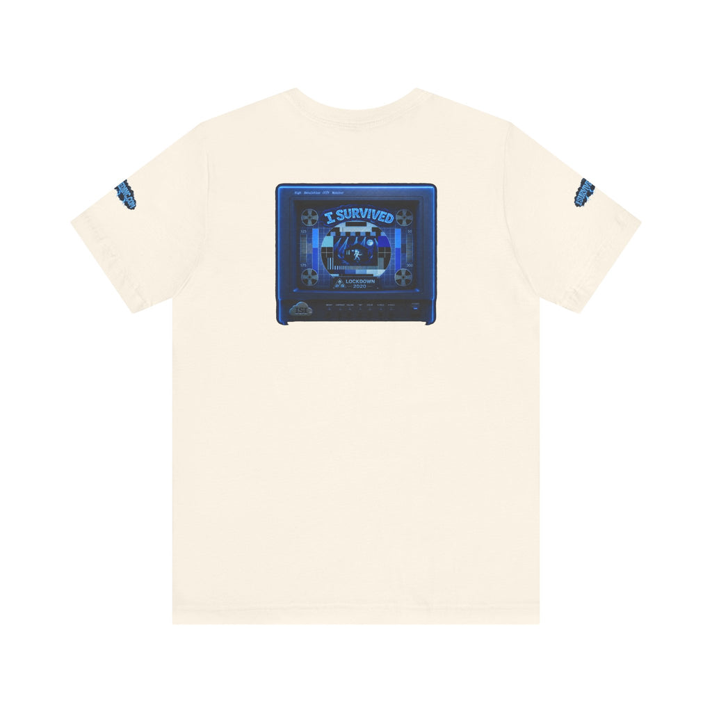 I Survived 2020 — "Please Stand By" Test Pattern Tee Lockdown Special Edition Summer Exclusive Unisex Jersey Short Sleeve Tee