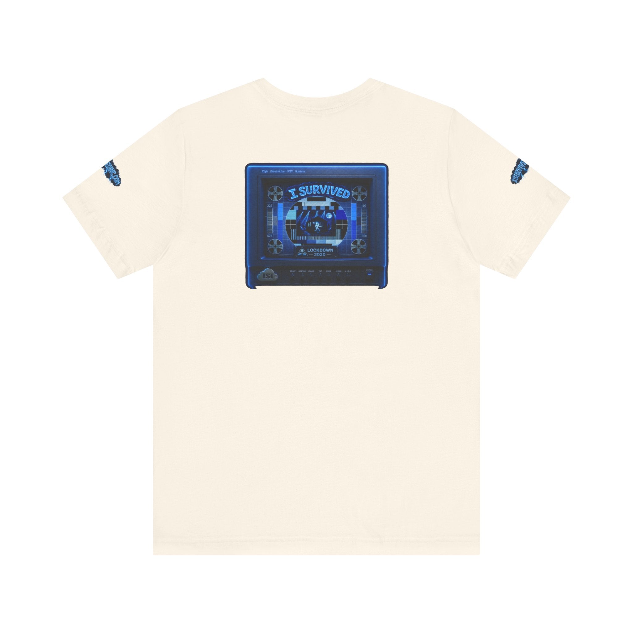 I Survived 2020 — "Please Stand By" Test Pattern Tee Lockdown Special Edition Summer Exclusive Unisex Jersey Short Sleeve Tee