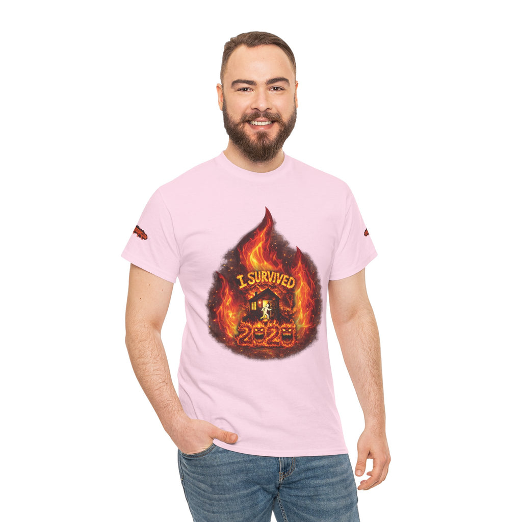 I Survived 2020 — Director's Cut S2:E3 "The California Wildfires" | Wildfire Edition Memorial Unisex Heavy Cotton Tee (SPECIAL EDITION)